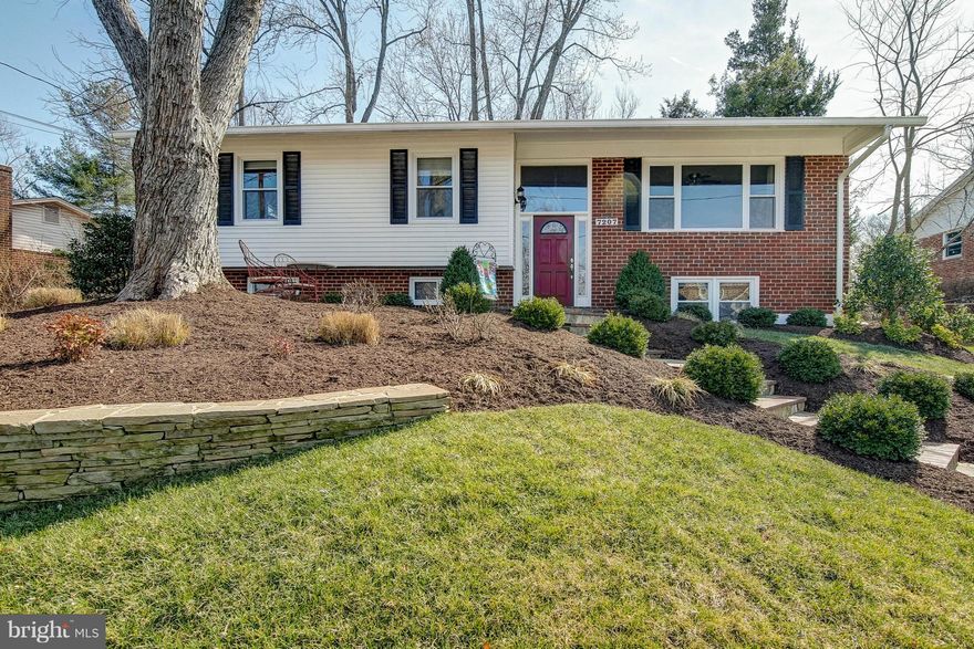 This house has been completely remodeled. Gorgeous upper level hardwoods, stunning kitchen with granite and tons of counter space, amazing bathrooms, newer roof and windows. Open concept living room / dining room / kitchen. Tons of natural light.  Guest suite with private bath.  Outside - AWESOME. Custom landscape and hardscape, fenced back yard, shed. Tons of storage. Perfection.  Open Sun 1-4.