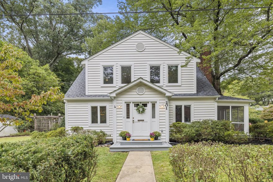 Welcome to 201 Dogwood Avenue! This delightful home steps from the Takoma Park Historic District is walkable to everything downtown Takoma Park has to offer.

Step inside to discover the warm and inviting living spaces. The entryway includes a welcoming vestibule filled with light as well a closet and storage bench. The living room creates a perfect setting for both everyday living and entertaining.

One of the standout features of this home is the screened-in porch, providing a tranquil
retreat where you can enjoy the outdoors. Whether you're sipping your morning coffee or hosting gatherings with friends, this space is sure to be a favorite. The cozy dining room is perfect for hosting dinners. The kitchen features freshly painted wood cabinets and easy access to the yard. The main level also boasts a half bathroom and bedroom. 

Upstairs you’ll find two large, bright, airy bedrooms. The primary bedroom has vaulted ceilings, and skylights creating a light filled oasis. It also features a large walk-in closet and direct access to the full bathroom. The second bedroom is it’s own retreat with vaulted ceilings, skylights and a walk-in closet. The hall bathroom features ceramic tile and a shower/tub combo.

The basement is currently unfinished and awaiting your vision! The house also features a detached garage. Situated on a large, flat, corner lot, this property offers endless possibilities for outdoor activities, gardening, and relaxation. 

Don't miss your opportunity to own this charming home in a highly sought-after
neighborhood. You can easily walk to Metro, shops, and restaurants throughout Takoma Park. Don't miss this opportunity to make this charming home your own!