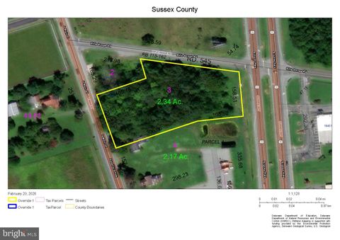 Vacant Land For Sale - 18487 S Main Street<br/> BRIDGEVILLE, DE 19933