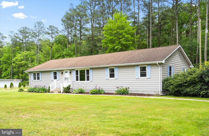 Take a look at this 3 bedroom 2 bathroom rancher located in Worcester County just outside of the town of Pocomoke.  Situated on 1 acre surrounded by trees this home is features a traditional floor plan, porch, fenced in backyard, asphalt driveway and an attached garage.  Conveniently located to all the local beaches and NASA.  Schedule your showing today!