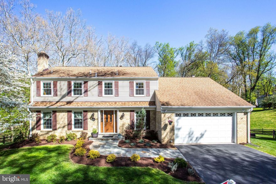 See the virtual tour at https://my.matterport.com/show/?m=K5nr3uCLE1F. This 6 Bedroom 3.5 bath gorgeous home sits tucked away in a quiet cul de sac on a premium, well manicured and landscaped lot that is an absolute  slice of heaven with the backyard looking out to nothing but nature.  This well cared for home offers you a traditional floorplan with an updated  gourmet eat in kitchen with floor to ceiling custom cabinets, double wall oven, electric induction cooktop and granite counters that leads to an amazing large composite deck that overlooks a picturesque and private backyard of green grass and wooded backdrop. This home's main floor also offers a large family room with wood burning brick fire place, and built ins, a large living room with gas log fire place, dining room off of kitchen and a den/office with mostly hardwoods in all but kitchen as well as access to the spacious two car garage.  The upper level offers 5 large bedrooms including a master bedroom suite boasting a picture window to nature's beauty, master bath with shower and Jacuzzi tub and all hardwoods on this level (some covered by carpet) plus lots of attic storage.  The lower level offers a walkout level, a large recreation room and a large bedroom with its own full bath as well as utility/laundry room and more storage.   Replaced windows and siding (5 years). Desirable Fallsmead neighborhood with community pool, tennis courts, trails and playground in Wootton District close to 270, METRO, shopping and restaurants. You will fall in love with this house in the pictures and the tour but even more in person.