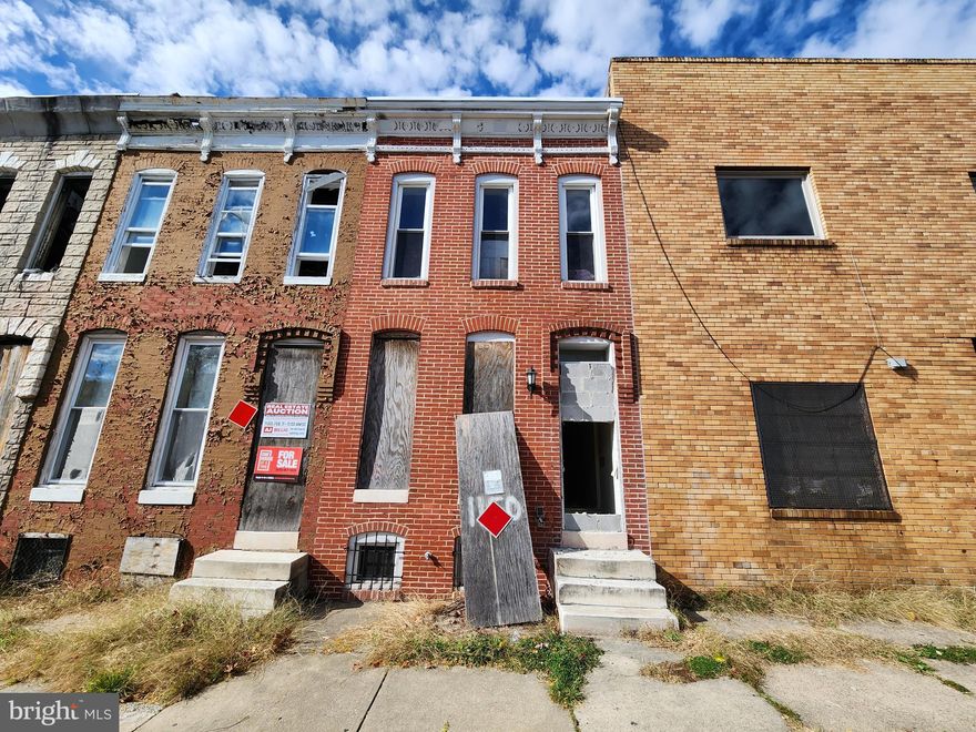 ONLINE AUCTION: Bidding begins 12/19/2025 @ 10:00 AM. Bidding ends 12/23/2025 @ 11:40 AM. List Price is Suggested Opening Bid. Deposit: $5,000.
 
This two-story townhouse is located in the Sandtown-Winchester neighborhood of Baltimore City. Residents can enjoy the nearby facilities and attractions such as the Druid Hill Park and Upton Metro Station. This property is believed to be vacant. The area provides easy access to the nearest major traffic artery, N Fulton Ave, connecting to other parts of Baltimore.