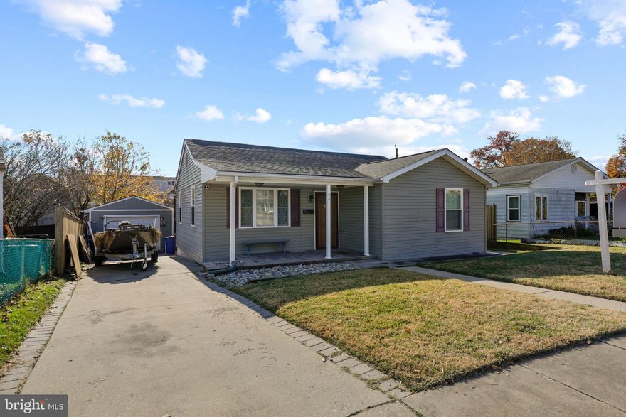 This well-maintained and thoughtfully updated rancher home has everything you need to settle in comfortably. As you step inside, you'll be greeted by a generous living room with gleaming hardwood floors, providing a warm and inviting atmosphere. The heart of this home includes an updated kitchen with stainless steel appliances and ample space for dining. All appliances replaced within the last 5 years!  New hot water heater, HVAC Heating/Cooling Fan Motor was replaced in 2022 and fully serviced. The master bedroom comes complete with a fully updated en-suite bath, offering privacy and comfort. The 3rd bedroom has a unique sitting area that could be used as a den or family room, providing flexibility for various lifestyle needs.  Additional storage space is available with the attic pull-down.  Enjoy the outdoors on the rear covered deck, as well as a fenced in yard for privacy and security for you and your pets.  The crawl space was fully encapsulated, and all the gutters have been replaced. The detached garage features 50 -amp electrical service with 3 water-proof outlets to the driveway; perfect for hobbyists, DIY enthusiasts, or extra storage space. Don't miss the opportunity to make 54 Blister St your new home. Schedule a viewing today and envision the wonderful memories you'll create in this delightful property!