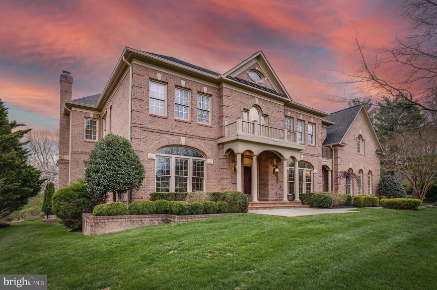 Exquisite Renaissance custom home in prestigious Hunting Hills is walking distance to Oakton Shopping Center via the county trails. A true stay at home retreat with a backyard oasis sited on a premium .97 acre lot backing to Oakbourgh Park. Extensive updates throughout! Elegant interior featuring 5 bedrooms, 5.5 baths and 8,674 total finished square feet across three levels. Open floor plan ideal for entertaining with formal dining room and butler’s pantry, living room, and main level home office. Chef’s kitchen with large island, peninsula, morning room and breakfast room opens to the family room with fireplace. Upper level bonus room great for play room! Owner’s suite boasts coffered ceiling, 2nd home office, gas fireplace, dual walk-in closets, and private laundry room. Recently renovated spa-like en suite with soaking tub, glass enclosed shower, and dual sinks, vanities and water closets. Three additional bedrooms all with en suite bathrooms. Entertainer’s dream walk-out level basement featuring a Tuscan inspired wet bar with exclusive wine cellar, an expansive recreation room, game area, den, au pair or in-law suite, and full bath. Backyard oasis complete with covered deck, flagstone patio and pergola, fireplace, built-in grill station, and yard with landscaping and hardscaping. A private retreat minutes from everything! Top rated Oakton HS pyramid.