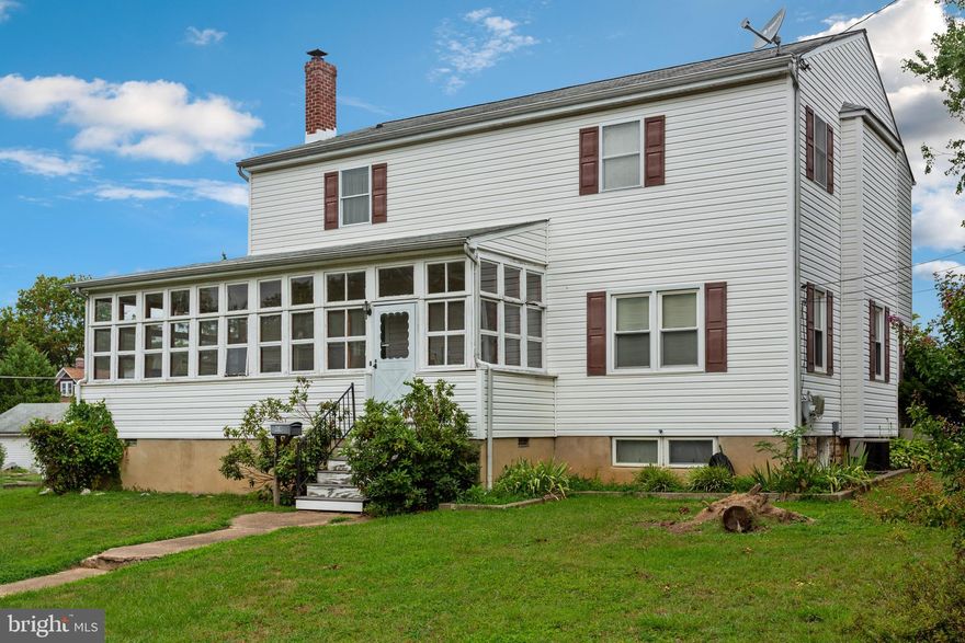 Do not miss this opportunity! Tons of space and potential in this expanded 5 bedroom, 2 full bathroom colonial nestled within a very charming neighborhood of Arbutus.  Main level includes 2 bedrooms with full bath, large family room with cozy wood burning fireplace that leads to the massive wraparound front porch/sunroom with front and side entry.  2nd level expansion includes 3 additional bedrooms and a full  bathroom.  Beautiful flat corner lot with plenty of parking and includes a detached one car garage. This home includes zoned central air, plenty of storage, and a possible 6th bedroom/storage area on the second floor.  Minutes to shopping, dining, Guinness, UMBC, downtown Arbutus, Catonsville,  and commuter routes!  This is an amazing opportunity for a home of this size.  Do not hesitate to put your personal touch on this one!!