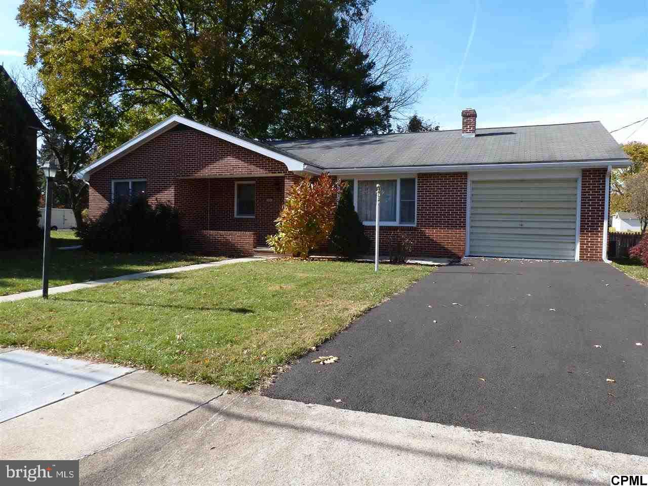 Well built all-brick Boro rancher. Big fenced yard with lots of parking plus a detached 22x24 block garage in rear. Family room could be 4th bedroom or formal dining room. Kitchen is large eat-in. EBB is back-up - OFHA/CA has been added. Roof 1996.