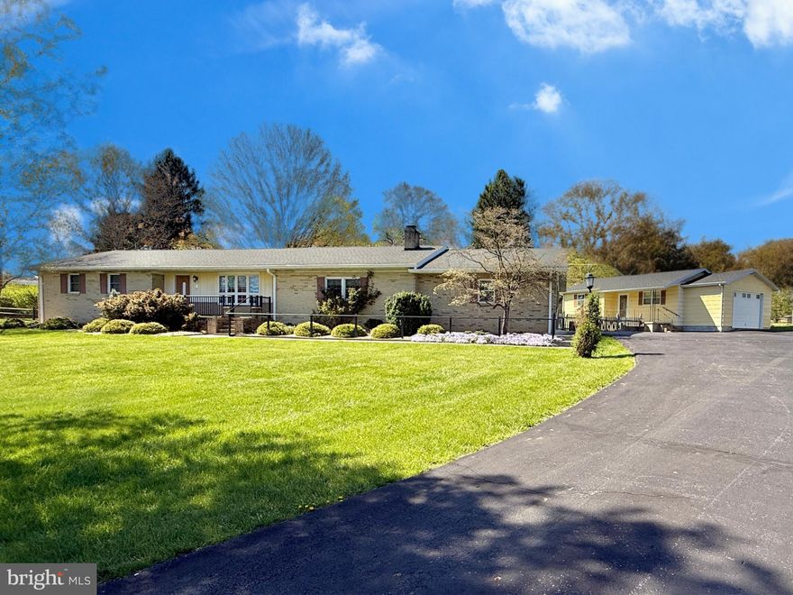 This charming 3-bed, 2-bath home on Collins Drive sits on a beautifully landscaped 1.5-acre lot, offering the perfect blend of privacy and convenience. Featuring a stunning sunroom, a fenced backyard, a 2-car garage, and an outdoor shed, this property has it all. The versatile secondary dwelling, once an in-law suite and now a spacious workshop, is brimming with potential—endless possibilities await! Located in a sought-after neighborhood, you’ll enjoy peace and privacy while still being close to everything you need. Don't miss out on this rare find!