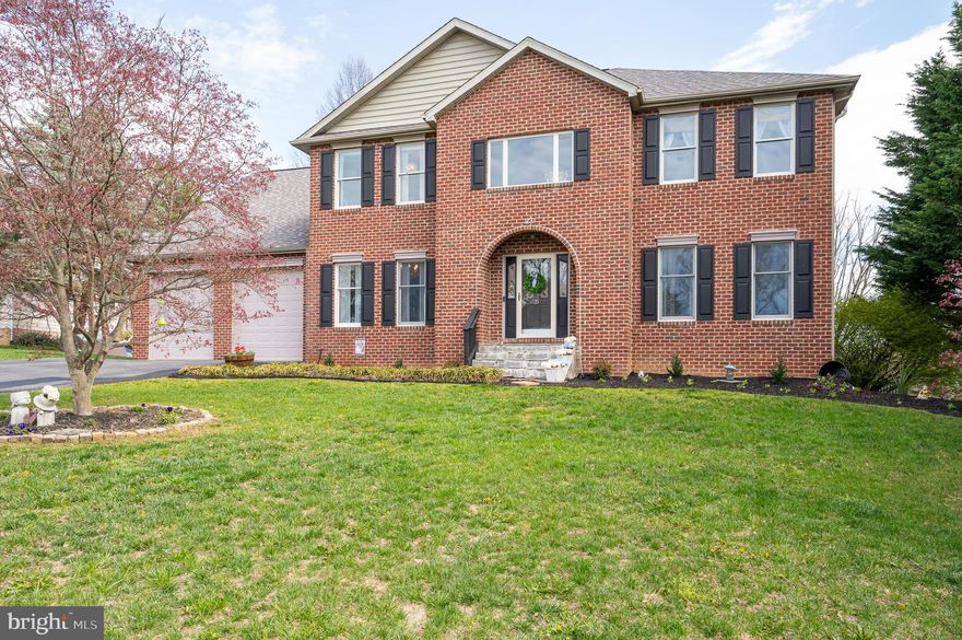 Welcome to 23 Saint Andrews Drive, nestled in the serene community of Locust Hill near the golf course. This exquisite property with brick front boasts five bedrooms, four full bathrooms, 2 car garage, inground salt water pool and a host of desirable amenities.

As you enter, you'll be greeted by a two-story ceiling foyer and grand spiral staircase that exudes elegance, setting the tone for the rest of the home. The spacious living room features a stunning two-story ceiling as well, accentuated by a magnificent stone fireplace, creating a warm and inviting focal point for gatherings with loved ones. Also featuring brand-new carpeting and modern finishes throughout. The gourmet kitchen is a chef's delight, equipped with stainless steel appliances, quartz countertops, and ample cabinet space.

With five bedrooms, there's plenty of space for the whole family to spread out and relax. The primary bedroom offers a tranquil retreat with its own sitting area, private bathroom and a huge walk-in closet, providing the perfect escape at the end of the day. Did we mention it also features a laundry chute?

Step outside to your own private oasis, complete with an inground saltwater pool and a fenced backyard, including a dedicated area for your furry friends. Enjoy outdoor living at its finest on the covered and screened back porch, ideal for entertaining guests or simply unwinding in the fresh air.

Additionally, the home features an unfinished basement with a finished 4th full bathroom, offering endless possibilities for customization and expansion to suit your needs and preferences.

Located in the sought-after Locust Hill community, this home offers easy access to golfing, shopping, dining, and more.  Schedule your private showing today and make 23 Saint Andrews Drive your new home!