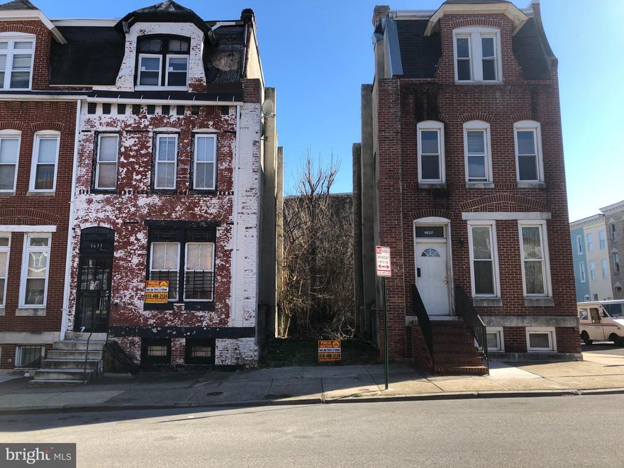 POST AUCTION/BUY NOW/MAKE AN OFFER. This +/- 956 sq ft vacant parcel is located in Baltimore’s Franklin Square area, within about a mile of Union Square Park, Hollins Market, and the West Baltimore MARC Station. Major traffic arteries include N. Fulton Avenue and the Franklin-Mulberry Expressway.