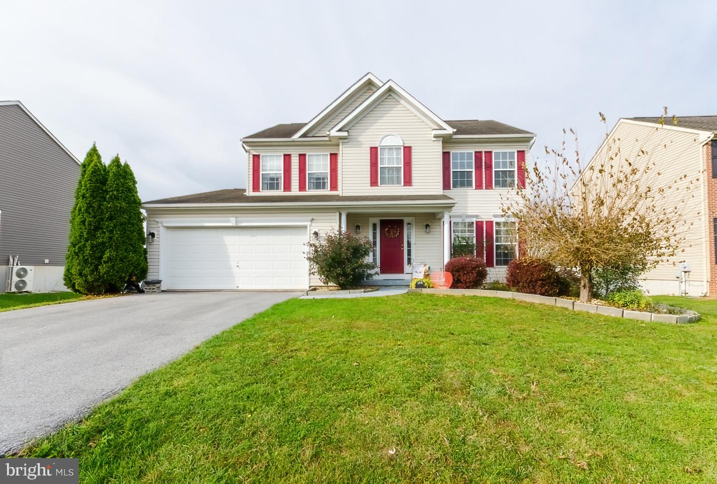Welcome to 108 Einstein Way! This Gorgeous Home is nestled in the Princeton Shoals subdivision with quick access to food, shopping, Etc. On the first floor, this home offers a formal living and dining room space with space to entertain! Step into the kitchen and be dazzled by the updated appliances, moveable island ( Which does convey with the home), and stunning white cabinets! Also offered on the first floor is a spacious den located off the kitchen, a half bath, and laundry room! Going up to the second floor you will find a large full bath along with 3 spacious bedrooms with plenty of closet space! Last but certainly not least on the second floor is the Primary Bedroom, featuring a large walk-in closet, Cathedral ceiling, an updated en-suite with a soaker tub walk-in shower, and double vanity! Going down the stairs to the basement you can turn around and see custom vinyl on the step called the steps to tranquility! The finished basement features a full bath, living space, and another spacious bedroom! Step onto the beautifully maintained deck with plenty of room for a grill and outdoor furniture to enjoy any season! Going down the stairs you step into a Gardner paradise with serval fruit-bearing trees and bushes also featuring a 6-foot privacy fence! Home comes with a home warranty which will be transferred to the buyer at closing! Call to Request your showing today!