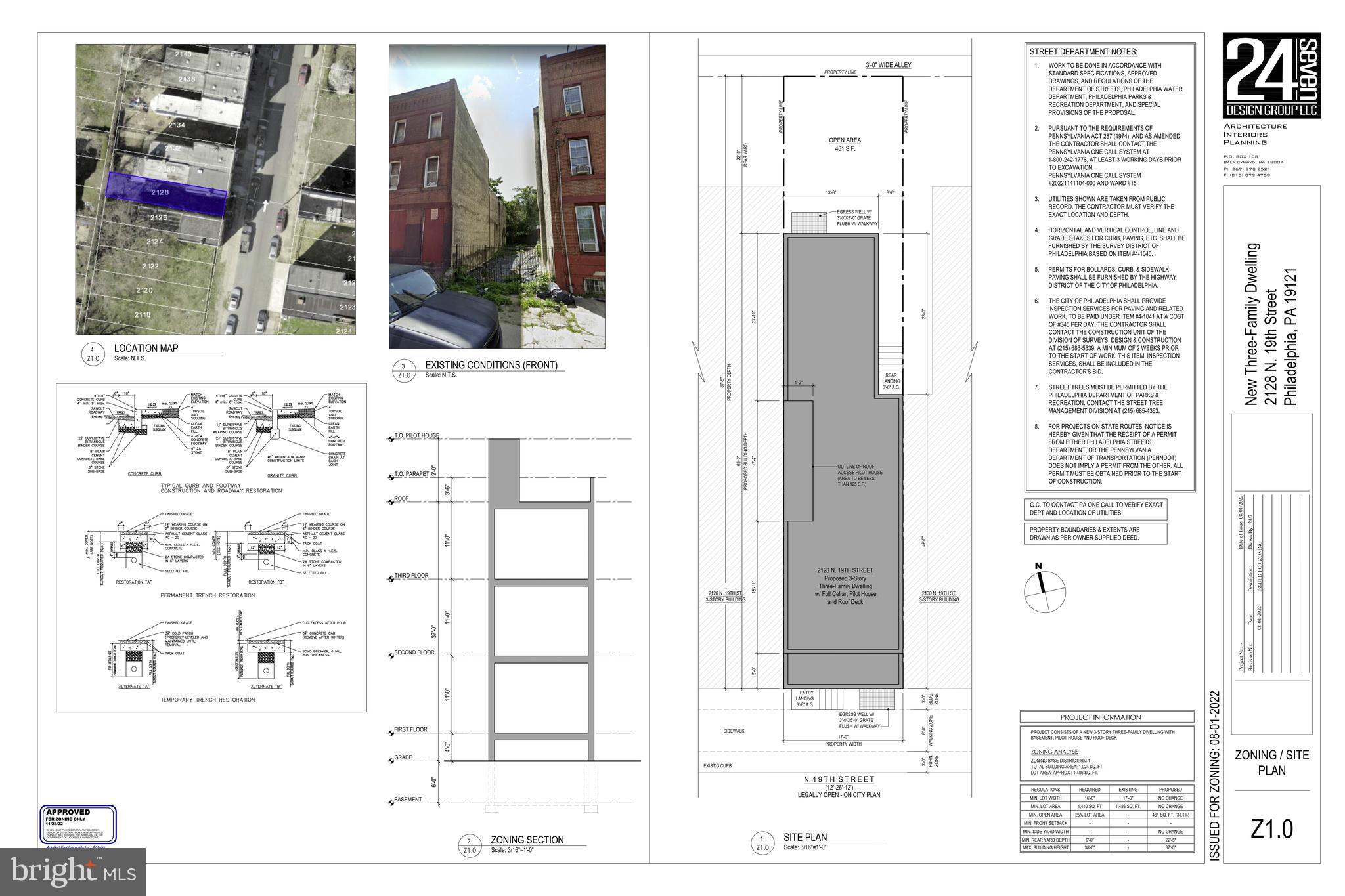 WELCOME TO BUILDABLE TRIPLEX VACANT LOT IN 19121 ONE OF THE HOTTEST ZIP CODE THIS PROJECT COMES WITH APPROVED ZONING PERMIT FOR 3 UNITS. THE LOT SIZE IS 17*81. YOU CAN DO NICE SIZE TRIPLEX WITH EFFICIENT FLOOR PLAN TO MAXIMIZE YOUR RENT. THE LOCATION HAS BEEN RAPIDLY DEVELOPING. YOU MAY SEE MULTIPLE NEW CONSTRUCTION IN THE SAME BLOCK. PLEASE ALSO CHECK 2112 N 19TH & 2133 N 19TH TO BE SOLD. THEY CAN BE SEPARATE OR PACKAGE DEAL.
PLEASE DRIVE BY AND MAKE AN OFFER