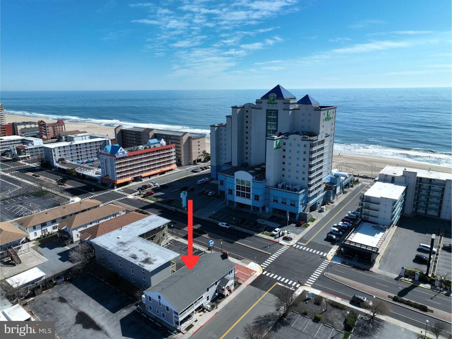 An Incredible Investment Opportunity in a Prime Downtown OC Location! Just steps from the ocean, the world-famous boardwalk, restaurants, and iconic Ocean City attractions, this charming property features 4 fully renovated units with a fresh, coastal-inspired design. It includes 3 spacious 3-bedroom units and 1 cozy 1-bedroom unit, each thoughtfully designed to offer a welcoming atmosphere perfect for owners and guests alike. Enjoy your balcony while watching the sunrise over the ocean. The upgrades go beyond aesthetics—new appliances throughout make this a turnkey rental property that's comfortable and enjoyable for all guests. The location can't be beat: just a short walk or bike ride to everything Ocean City has to offer, even in the busy summer months. Additional features include a garage, outdoor shower, and a shared back patio—ideal for relaxing after a day at the beach. Don't miss out on this unparalleled opportunity to own in one of Ocean City's most sought-after areas!