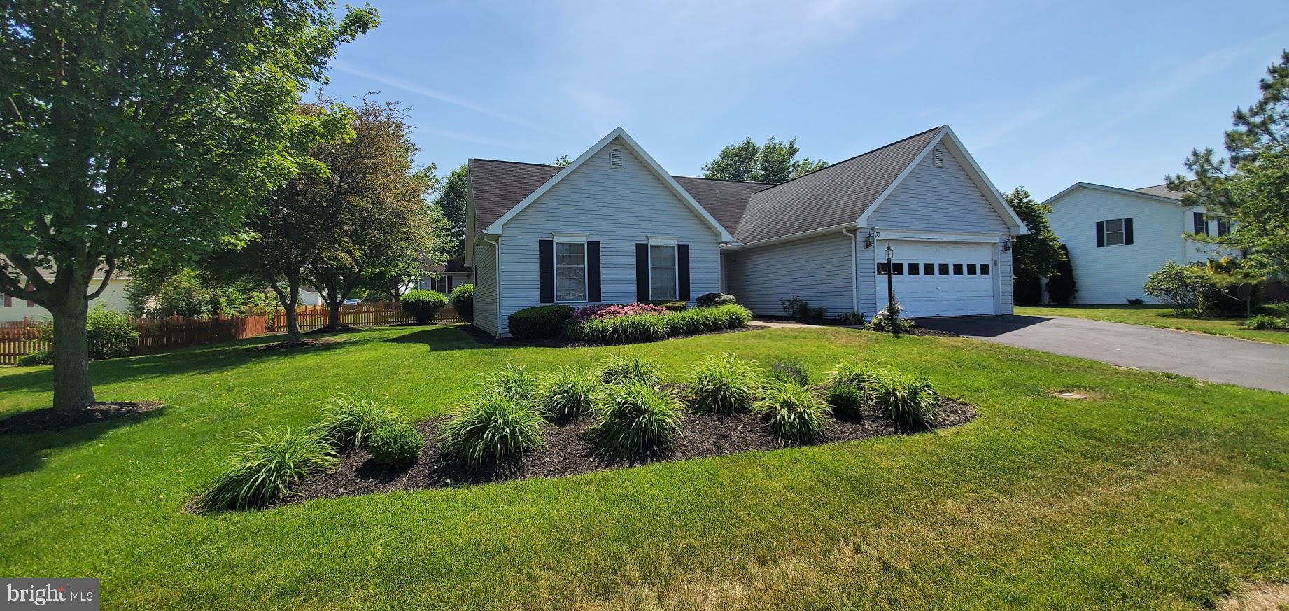 Minutes From I-81! Check out this Modern Rancher Style Home in the a Desired Falling Waters Location. 3 Beds 2 Full Baths featuring a Master Bedroom, Master Bath and Large Walking in closet. A Large Living Area with access to a rear deck to enjoy the beautifully maintained mature yard. Eat in Kitchen, separate Washer and Dryer Room, Large Garage with additional storage space and the Utility access room. Crawl space. Public Water and Sewer. Don't Wait Schedule your showing today!