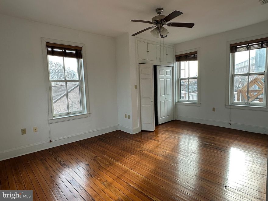 Amazing top floor 2 bed 1 bath apartment in the heart of Fell's Point! This apartment gets a ton of natural light and encompasses the entire 3rd floor of a large building on the corner of S bond and Shakespeare St. Upon entering the apartment you will immediately notice the refinished original hardwood floors, glowing from all of the natural light coming in from the many windows of this apartment. Fresh paint throughout, renovated kitchen, renovated bathroom, tall ceilings, and tons of space. A private two-tier rooftop deck with 360 degree views of the surrounding neighborhood and waterfront can be accessed directly outside the front door of this apartment. Steps from all of best local restaurants, bars, shops, and cafe's in the city!  Schedule your showing today!