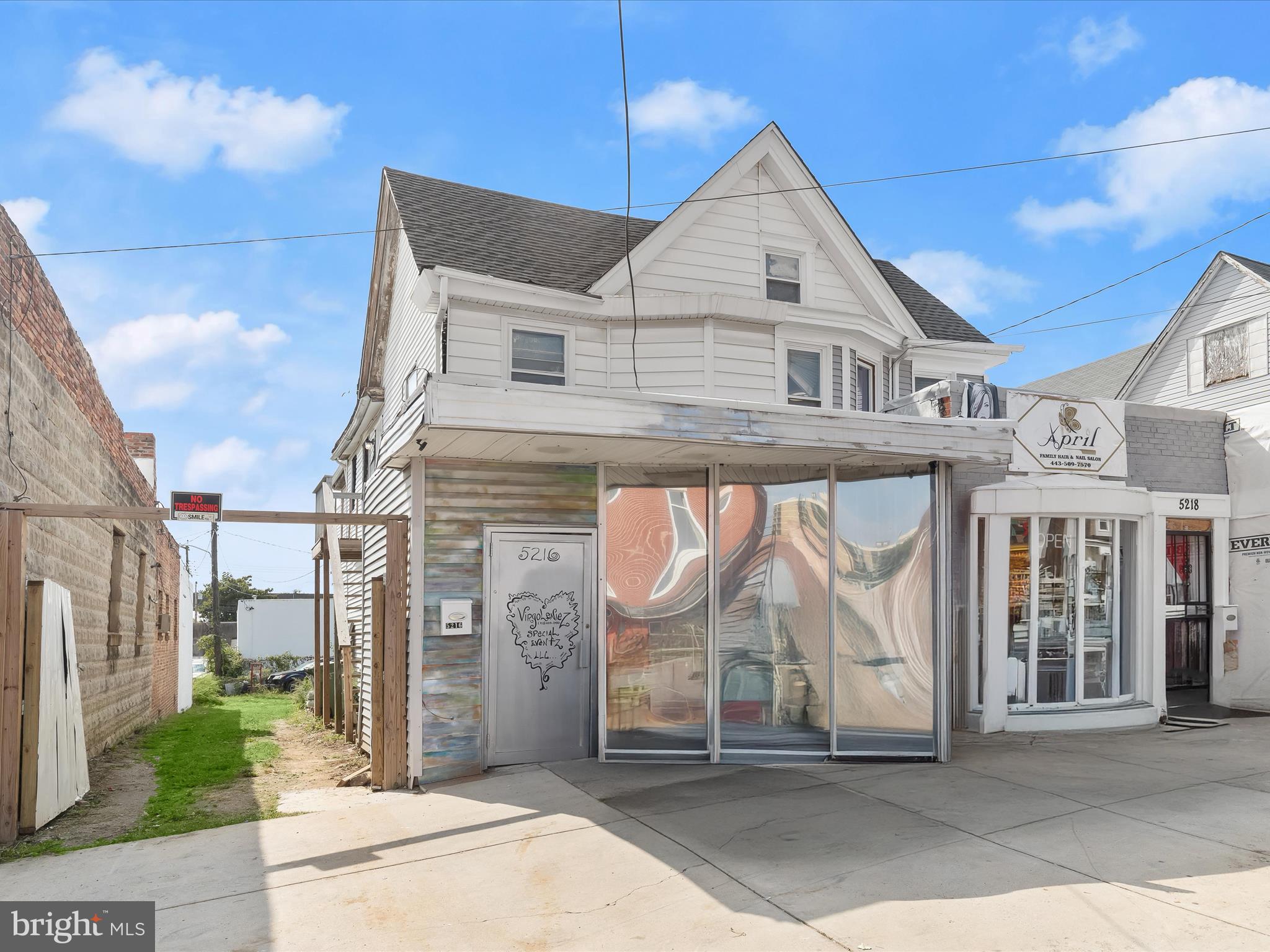 >> IMMEDIATE AVAILABIITY << Prime Mixed-Use Property At 5216 Reisterstown Rd! Main Level Offers Versatile Commercial Space Ideal For Bar/Restaurant, Hair Salon, Medical Or Mental Health Office, Café, Juice Bar, Boutique, Convenience Store, Wellness Studio, Or Professional Services Like Tax Prep Or Legal Office. Upstairs Features A Spacious Residential Unit—Perfect For Owner-Occupancy Or Rental Income. Private Fenced-In Parking Adds Convenience And Security. Located Minutes From The $500M Pimlico Race Track & Entertainment Development, This Vibrant Corridor Is Poised For Growth. Invest, Live, And Thrive - Easy Access Out Baltimore Central Business District, The Baltimore Beltway and All Points