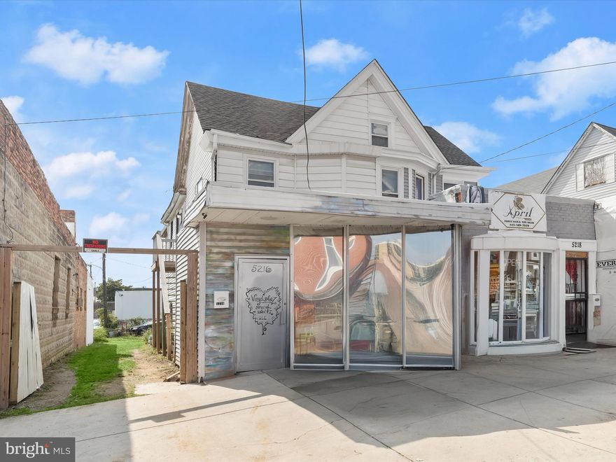 >> IMMEDIATE AVAILABIITY << Prime Mixed-Use Property At 5216 Reisterstown Rd! Main Level Offers Versatile Commercial Space Ideal For Bar/Restaurant, Hair Salon, Medical Or Mental Health Office, Café, Juice Bar, Boutique, Convenience Store, Wellness Studio, Or Professional Services Like Tax Prep Or Legal Office. Upstairs Features A Spacious Residential Unit—Perfect For Owner-Occupancy Or Rental Income. Private Fenced-In Parking Adds Convenience And Security. Located Minutes From The $500M Pimlico Race Track & Entertainment Development, This Vibrant Corridor Is Poised For Growth. Invest, Live, And Thrive - Easy Access Out Baltimore Central Business District, The Baltimore Beltway and All Points