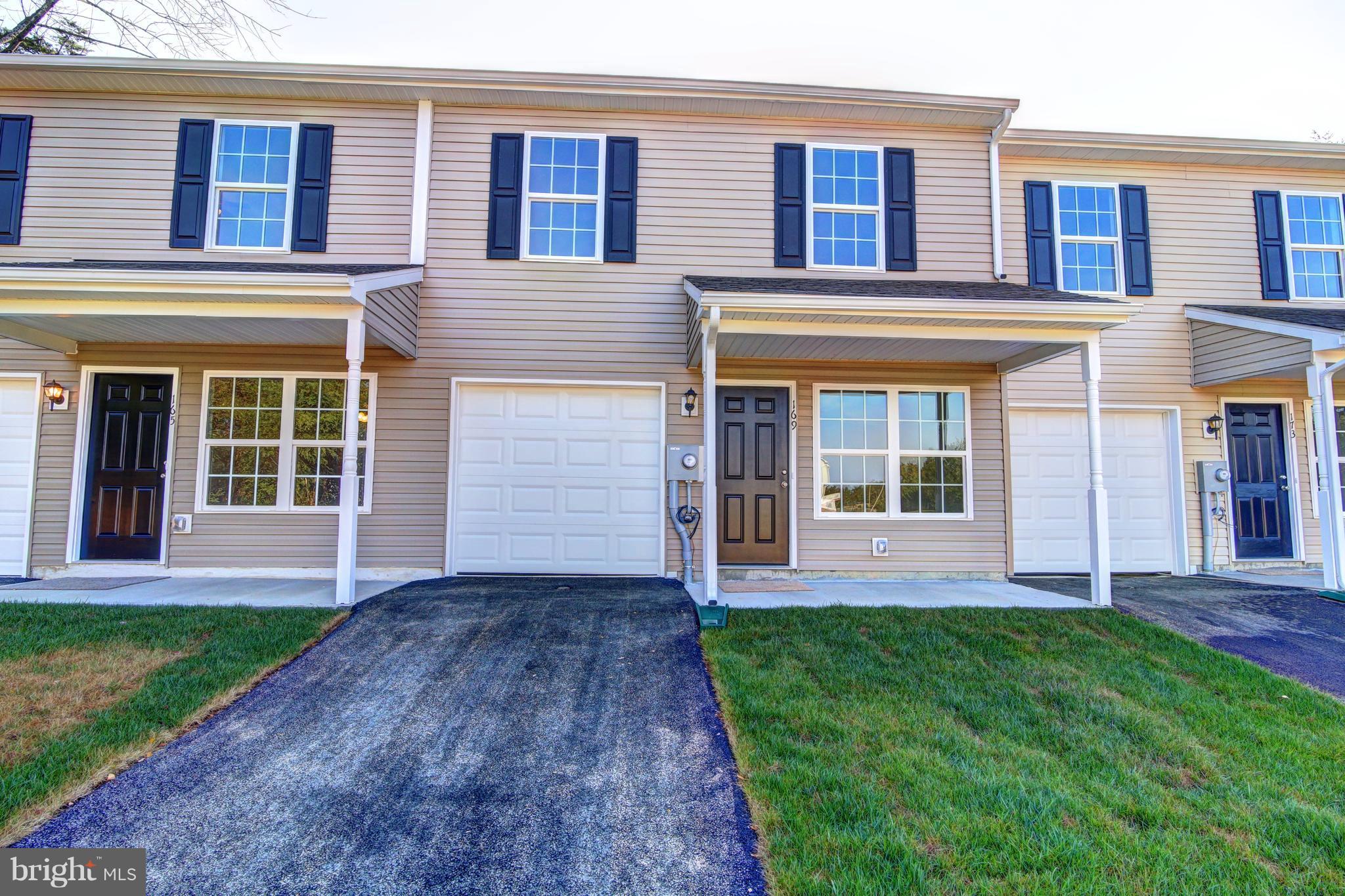 TO BE BUILT! 22 foot wide garage TH w/close to 1850 sq.ft. - ceramic tile flooring, vinyl windows, new construction. Very clean fit and finish - this is a nicely built home. Cul-de-sac location. Photos may show a variety of color combinations for kitchen cabinetry, flooring, and countertops.