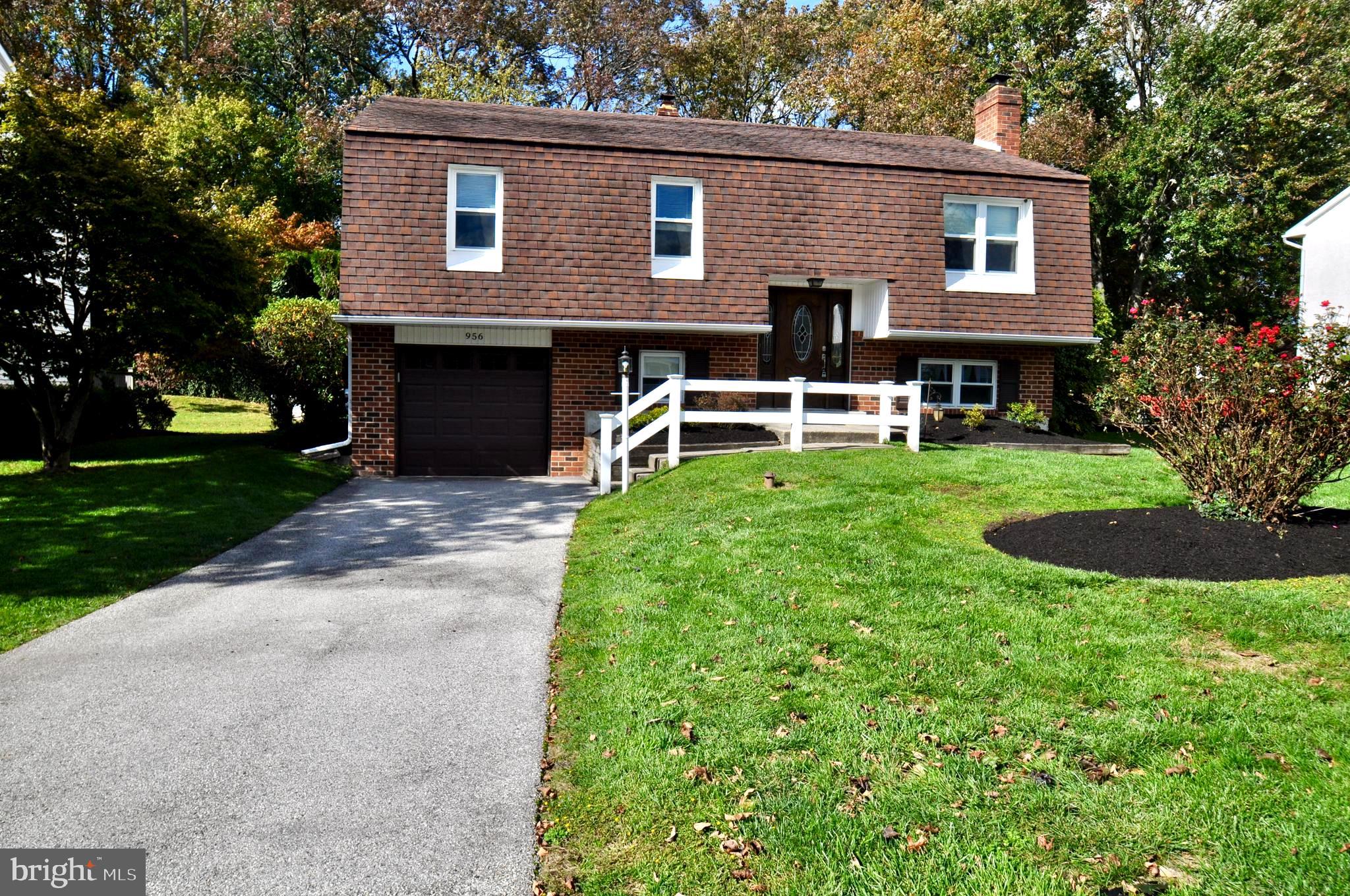 Welcome to this immaculate house on a quiet street in a well established neighborhood. Enter thru the beautiful front door to a spacious Living Room with vaulted ceiling and wood burning fireplace. Living Room leads to a good sized Dining Room and adjacent kitchen with an abundance of cabinetry and counter space. Also on this level are 3 good sized bedrooms and a hall bath. On the lower level is a large family room, powder room, laundry room and storage area and access to the very private, level rear yard. There is an over-sized one car garage with remote and inside access. HVAC is one year old (2019); Hot Water Heater 2016. Located in the award winning Springfield School District, this home is minutes to a Community Park, Shopping, Restaurants, Train and Airport as well as major highways.