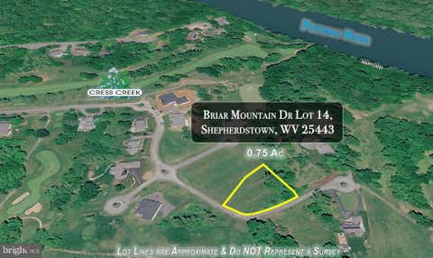 Vacant Land For Sale - LOT #14 (NORTH HILLS) Briar Mountain Drive<br/> SHEPHERDSTOWN, WV 25443