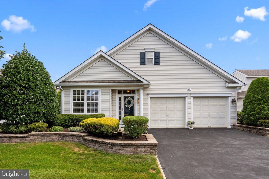 Welcome to 17 Sweet William Way, a beautifully maintained single-family home in the highly desirable Flower Mills community. This move-in ready home features the popular Bowman floor plan, offering an open and functional layout with warm, neutral tones and plenty of natural light throughout.

As you enter, you’re greeted by a welcoming foyer that flows into the main living spaces. Just off the entryway is a versatile room perfect for a home office or cozy den. The combined living and dining area features wainscoting, elegant crown molding, and recessed lights. The kitchen features granite countertops, backsplash, stainless steel appliances, an island with seating, & a breakfast area.  The family room boasts cathedral ceilings and a gas fireplace, and opens to a lovely trex deck where you can enjoy the outdoors.  Additionally, there is a first floor powder room for guests. 

The spacious first-floor primary suite includes a walk-in closet and an en-suite bathroom with double vanities and a shower. For added convenience, there’s a first-floor laundry room. Upstairs, you’ll find a well-kept guest room, loft area which can be used as tv/reading room, and a unique refinished attic space, ideal for a hobby room plus lots of storage space! 

The Villages of Flowers Mill community offers unmatched amenities, including indoor and outdoor pools, a fitness center, as well as tennis and bocce ball courts. The newly remodeled clubhouse features a grand ballroom, billiards and cards room, a resident art gallery, and much more! Conveniently located near I-95 and US-1, with easy access to local shopping and restaurants, this home and location has it all!