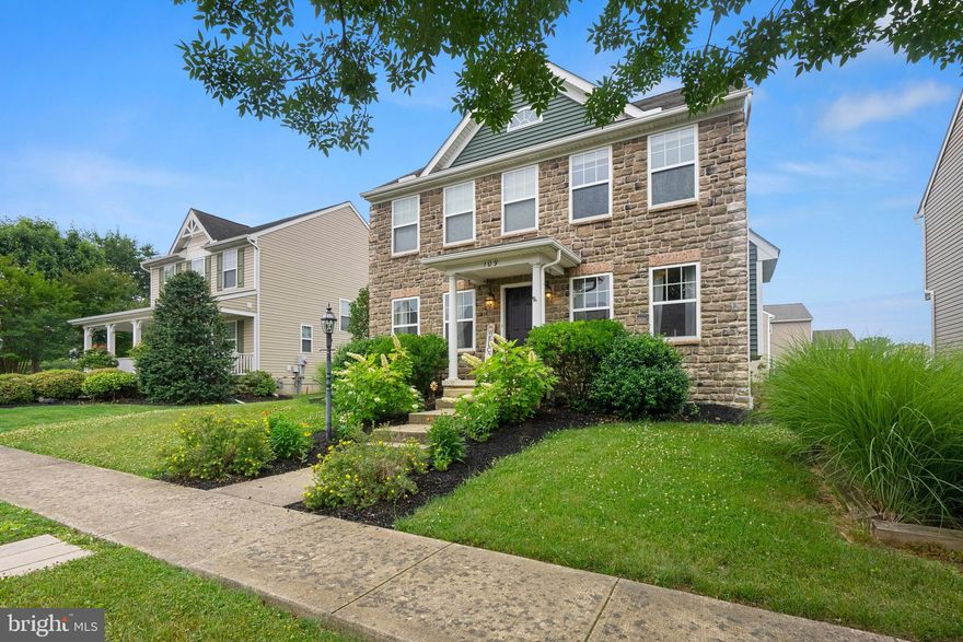 Stunning stone-faced colonial with finished basement and backyard oasis

Welcome to this beautiful 4-bedroom, 2.5-bathroom colonial home with over 3200 square feet of living space in a desirable neighborhood. This home features hardwood floors, a separate office with French doors, a spacious kitchen with a large island and pantry, and a cozy family room with a gas fireplace. The master suite offers a walk-in closet with custom organizers, a bathroom with dual vanities, a shower, and a jetted tub. The finished basement with custom built bar and accessories adds more room for entertainment or storage. The backyard is a dream come true with a full vinyl privacy fence, a stamped concrete patio with a pergola, a chimera, and professional landscaping for easy maintenance. This home is conveniently located near schools, parks, shopping, and dining. Don’t miss this opportunity to own this stunning home!

Easy to show! Call your agent to schedule a showing today!