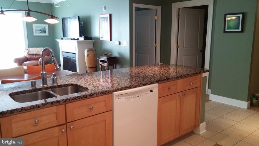 Beautiful, bright 1 BR plus DEN (or 2 BR)  facing sunny south. Includes ONE underground garage space assigned parking with remote door opener. Most utilities are included in the rent. (a small electric bill is not included). Recently repainted in neutral light gray tones.
newer Washer/Dryer inside the condo, GE appliances, Electric Fireplace, Granite counters.

Many amenities included in rent: 24 Hour live Concierge/Security person in lobby, Large Fitness Center, Party Room, TV Lounge, Outdoor Pool, Hot Tub, Outdoor BBQ kitchens, Dining Courtyard, Library, Pool Table room. 
Just blocks to downtown Annapolis City Dock, restaurants, live entertainment, shopping. 
 Shuttle Trolley between City Dock and Park Place. 
Luxury living in downtown Annapolis.    Available May 1st, 2024 . Second garage parking space available separately,
NOTE: Owner is the Listing Agent.