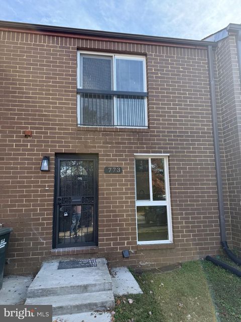 773 WHEELER HILL DRIVE SE 773 WASHINGTON DC 20032