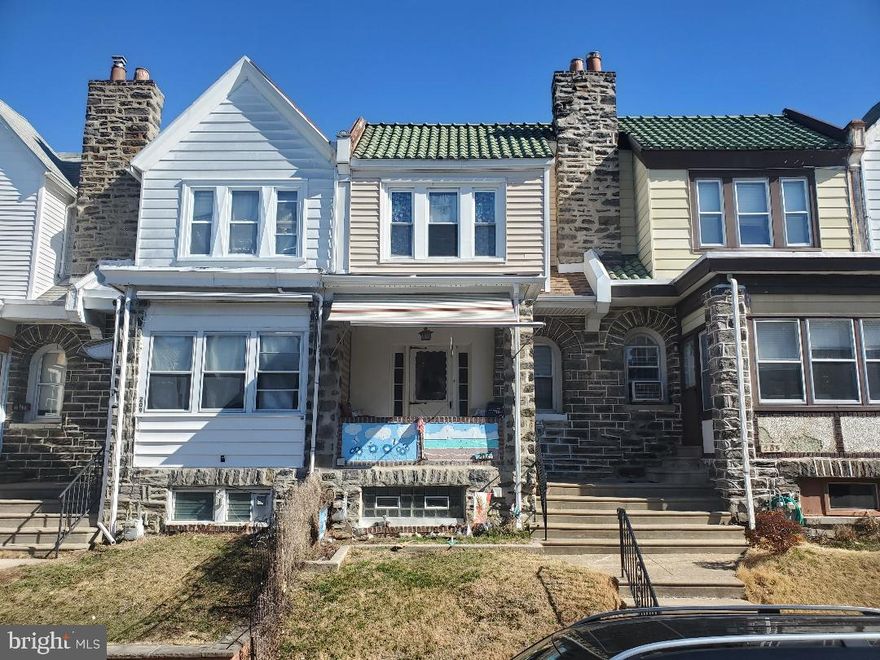 Terrific opportunity for investor to purchase a well maintained solid 3 bedroom 1 full bath rental property on sought after street in Stonehurst neighborhood of Upper Darby. Long term tenants paying $1500 a month would like to stay.  Great views from the front stone covered porch.  Enter into large living and dining areas with well maintenance original oak flooring. Large Kitchen with entrance to a shared back balcony completes the first Floor. The Hardwood flooring continues upstairs which features 3 large bedrooms and a full bath with Bathtub and Separate shower.  A Full  Walk out basement with 7 foot ceilings Laundry area, Gas Heating, and updated electric leads  to rear parking  pad plus small garage. Make your appointment today!