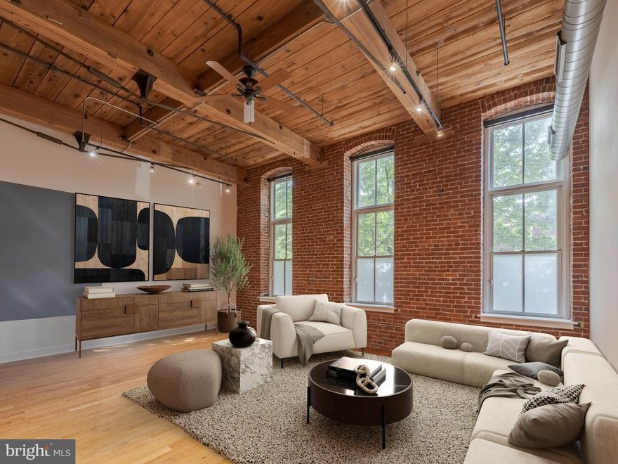 Unbelievable Price to be in the most sought after HOT neighborhood !
 Welcome  the Ribbon Factory Lofts in Vibrant Fishtown , Beautiful & Spacious Loft Style Condo with GATED DEEDED PARKING SPOT!  
Tucked inside a once-bustling ribbon factory, Unit 105 is where industrial charm and modern comfort come together in perfect rhythm. This 1-bedroom, 1-bathroom loft condo spans over 1,000 sq ft and offers a rare opportunity to live in a piece of Philadelphia’s history—while enjoying the luxury of thoughtful upgrades and private gated parking.

Step inside and feel the warmth of natural light filtering through three oversized windows, softened by custom privacy window treatments  & custom black out shades- when you’re ready to unwind. The soaring 13 ft ceilings, exposed original timber beams make a statement & bring  sense of openness and authenticity—while the wide-plank hardwood floors and open living space invite you to make it your own.

The kitchen is  stylish & functional, with sleek granite countertops, a pantry, and stainless steel appliances that blend seamlessly into the loft's aesthetic. Tucked just beyond, the bedroom offers a sense of privacy with two  oversized closets and direct access to the en suite bathroom.

And speaking of the bathroom—a generously sized with marble tile, a  tub/ shower combo, and ample storage &  a  full-size washer and dryer are thoughtfully tucked away for added convenience.

With low HOA fees of just $254/month, secure fob/code-accessed building , a  mailroom, and a deeded gated parking spot , Unit 105 offers stress-free living in a prime location - exactly what you've been waiting for.  Not to mention brand new water heather , just serviced high efficiency HVAC  & the  entire unit was freshly repainted  throughout  - completely turn key !

Located in the heart of 19125—just minutes from  Subway Station, Fishtown Crossing, and some of the Fishtown's best cafes, gyms, breweries, and boutiques—this is urban living, elevated. |  Limited time offer :  5K lender credit towards buyer's closing costs using our preferred lender !!