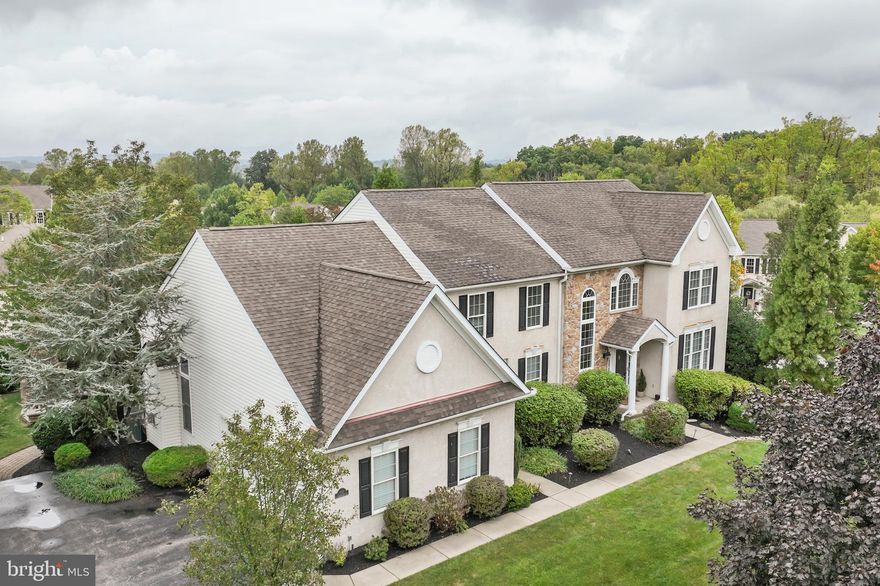 Welcome to Your Dream Home in the Ridings at Uwchlan.  Are you seeking the luxury and modern decor of a move-in-ready residence in a lovely neighborhood? Look no further—this home is for you.  As you approach, you’ll be greeted by a charming covered front porch. Step inside to an expansive two-story foyer with the staircase tucked away to the left, creating a grand entrance. The foyer gives access to the Living room, study perfect for your home office needs and a formal dining room.  Move on, to the expansive kitchen and family room area that also includes an adjoining sunroom.  The kitchen has been totally renovated from light fixtures to counters, cabinets, backsplash, and appliances. The home has an Air Scrubber and Aprillaire cleaner. The sunroom is cozy and perfect place for indoor conversations surrounded by privacy of lush landscaping. The expansive family room boasts a cathedral ceiling with extra-large windows and transoms above, and a lovely fireplace.  Make your way upstairs via the back staircase to find four generous-sized bedrooms and 2.1 baths. No expense was spared in the spa-like updated baths. Every item in these upgrades was carefully chosen with an eye on design, and very well executed by professional contractors - you have to visit to truly appreciate them.  The main bedroom is a true retreat, featuring a sitting area or home office space, and two walk-in closets with custom cabinet organizers. Every closet in the home has custom organizers thoughtfully designed for maximum storage and convenience. This is one of the largest floorplans in the Ridings and entire home has been completely updated with new flooring, paint, baseboards, and light fixtures. Step outside to discover an entertainer’s paradise with a double patio, deck, and complete privacy thanks to extensive lush landscaping. Enjoy evenings around the firepit, perfect for gatherings this Fall. Pride of ownership is evident throughout this amazing home. You won’t find a more convenient location, as you’re a short distance from all three Downingtown East schools, major roadways, train stations, Struble and Chester Valley Trails, Marsh Creek State Park, and Martin’s Park with ballfields, playground, gazebo, and basketball courts. Nestled within the acclaimed Downingtown East School District and the renowned STEM Academy, ranked No. 1 in PA. All of this comes with a very low HOA fee. You are minutes from everything—close to Rt 202, PA Turnpike, Rt. 30, three train stations, Exton Mall, Struble Trail, Marsh Creek State Park, Chester County Library, and shopping. You can take the SEPTA into Philly or the Amtrak at the Downingtown train station, which is just 8 minutes away. Don’t miss out on this incredible opportunity to own a home in one of the most sought-after neighborhoods with top-rated schools. Move in and start enjoying your new lifestyle today!