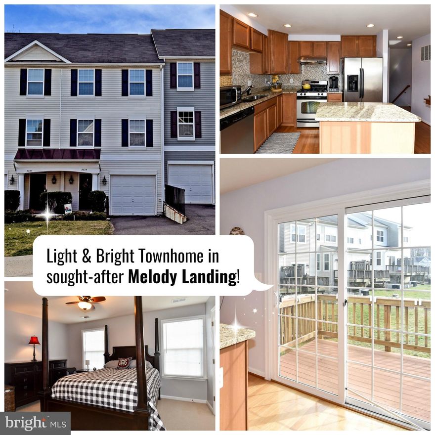 Beautiful, light and bright 3 level, one car garage townhouse conveniently located close to shopping, dining, commuter options, Quantico and Fort Belvoir. This home features 3 Bedrooms, 3 Full Bathrooms and 1 Half Bathroom, Hardwood Floors,  Gas Fireplace, Granite Counter Tops, Stainless Steel Appliances, Back-Splash, Deck off Kitchen and much more. The amenity filled community offers a clubhouse with fitness center, pools, playground and more. Don't miss out. Online walk-through: https://youtu.be/6nCvam9v8-Y