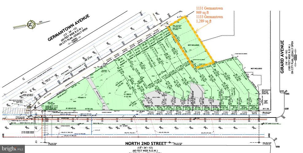 Exceptional development opportunity in the heart of Northern Liberties—1133-35 Germantown Avenue is a CMX-3 zoned vacant lot positioned at a highly visible triangular corner where Germantown Avenue, 2nd Street, and Girard Avenue converge. This high-foot-traffic location sits directly across from the Piazza Pod Park and the dynamic Piazza Terminal, placing it at the center of one of Philadelphia’s most rapidly growing and sought-after neighborhoods.
Zoned CMX-3, the property allows for a broad range of uses including mixed-use residential and commercial development, ground-floor retail, multifamily residential, or even structured parking.
Northern Liberties (ZIP code 19123) has undergone a dramatic transformation over the last two decades, evolving from a former industrial hub into one of Philadelphia’s trendiest and most desirable urban neighborhoods. Known for its walkability, public spaces, art scene, and culinary destinations, the area attracts a wide demographic of professionals, creatives, and families. The neighborhood is home to popular local favorites such as Heritage, Café La Maude, Urban Village Brewing, and the seasonal Piazza Pod Park food and retail hub—steps from the property. Large-scale mixed-use projects like Piazza Alta and the adjacent Post Brothers developments further highlight the area’s rapid appreciation and long-term investment upside. Public transit access is excellent, with the Girard Avenue trolley and Market-Frankford El just steps away, providing quick access to Center City, Fishtown, and University City. The 19123 zip code remains one of the strongest performing residential submarkets in Philadelphia, with new construction condominiums, luxury rentals, and high-end townhomes commanding strong prices and low days on market.
Whether you’re envisioning a boutique multi-family building, a high-end commercial concept, or a creatively designed mixed-use structure, 1133-35 Germantown Avenue is a rare opportunity to build in a location with proven demand and lasting appeal.