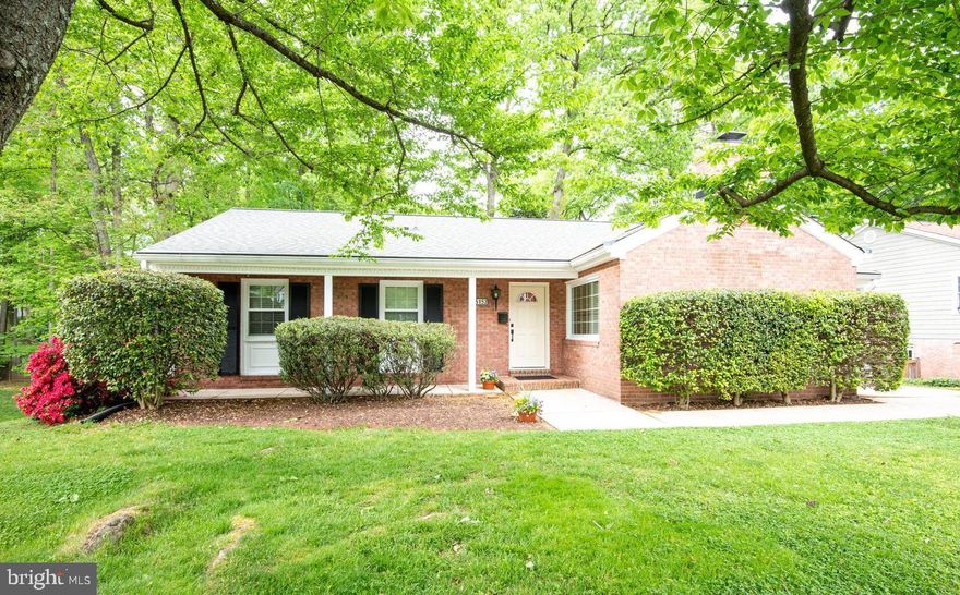 Ready to move in on August 29,2024 !  Beautiful home located in sought-after Cardinal Forest. Two levels with 3 bedrooms and 2 full bathrooms! Main level Master! Hardwood floors throughout main level. . Wood burning fireplace in rec-room area . Spacious lower level with a walk-out door to the backyard. Full bath on lower level and potential to add a bedroom in the basement.  Upgrades in recent years: Roof, Gutters, Downspouts; Chimney Restoration Air Conditioner/Furnace: Windows/Shutters, Exterior Doors, Carpeting Basement and Stairs, Interior/Exterior Painting. All appliances are New or Newer Stainless-Steel dishwasher, Refrigerator, GE Range, Washer, Dryer, GE Microwave. Newly updated tile flooring and vanities on both main level bathrooms.