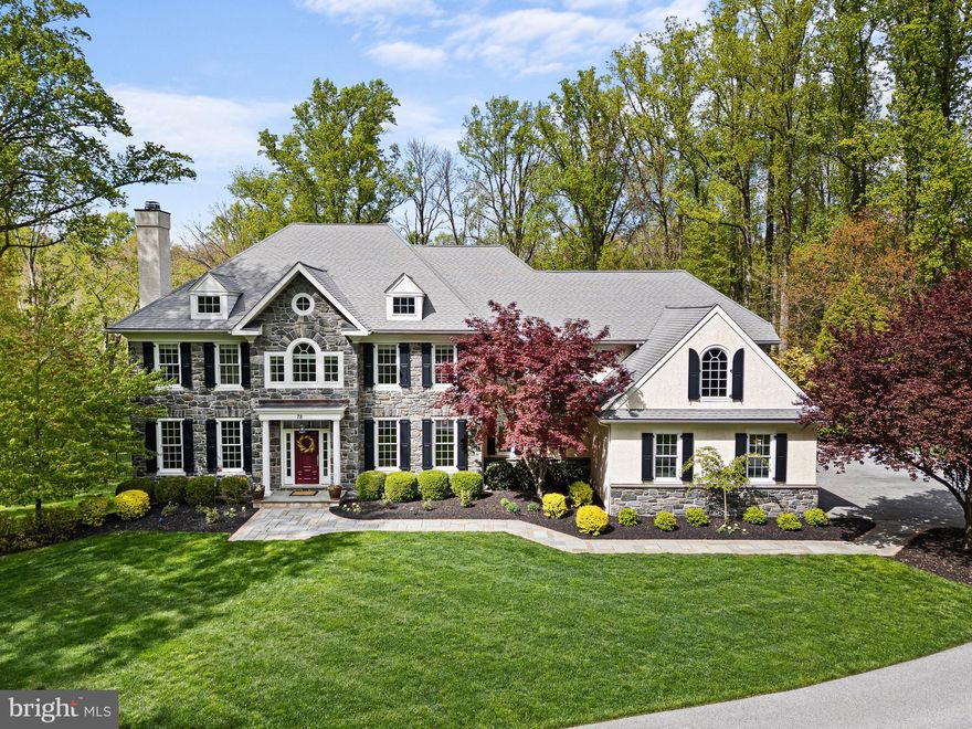 Nestled amidst lush greenery and embraced by the tranquility of nature, 78 Atwater located in a wonderfully private and quiet setting yet has the benefits of being in a great neighborhood and surrounding community. Situated in the highly sought-after Unionville/Chadds Ford School District this enchanting home offers the perfect blend of comfort and serene surroundings. This beautiful home on 2 acres, boasts 5 bedrooms with 4 ensuite on the 2nd floor, 2 half baths on the Main level and a full bath in the lower level.
As you approach the home, located at the rear of the neighborhood, you'll be greeted by a picturesque landscape. The property's expansive plantings exude a sense of calm and serenity.  
This meticulously crafted home boasts a timeless design that seamlessly integrates with its natural surroundings. Featuring a blend of stone and stucco, and large windows that frame breathtaking views from every angle.
Step inside to discover a thoughtfully designed interior offering ample space for both intimate gatherings and comfortable living. The open-concept layout easily flows through the living, dining, and kitchen areas, creating an inviting ambiance perfect for entertaining guests or unwinding with loved ones. Plenty of private space to enjoy on this floor as well with a separate office, sitting room and sunroom. The mudroom and powder room just off the garage add great convenience to every day living.
Indulge in the ultimate luxury living experience with the wide array of upscale amenities. From the gourmet chef's kitchen equipped with top-of-the-line appliances to the sumptuous master suite featuring a spa-like ensuite bathroom overlooking the verdant landscape, every detail has been carefully curated to elevate your lifestyle.
For all your entertainment needs, the owners have made the walk out basement into an entertainment mecca including an 8-seat bar with kitchenette, game room, wine cellar, home theater, an exercise room, and a full bathroom.
Step outside the entertainment lower level and immerse yourself in the beauty of nature within your own private oasis. Whether you're lounging on the expansive patio, hosting a barbecue, swimming in the pool, or strolling through the manicured lawn, 78 Atwater offers endless opportunities for outdoor enjoyment and relaxation.
Location, Location, Location! Conveniently located in the Chadds Ford and secluded to offer peace and privacy, 78 Atwater provides the perfect balance of rural charm yet convenient access to all the nearby route 202 shopping, dining, recreational activities, and the top-rated schools, ensuring that every need is met within reach.
Don't miss the opportunity to make 78 Atwater your forever home. Schedule your private viewing today.