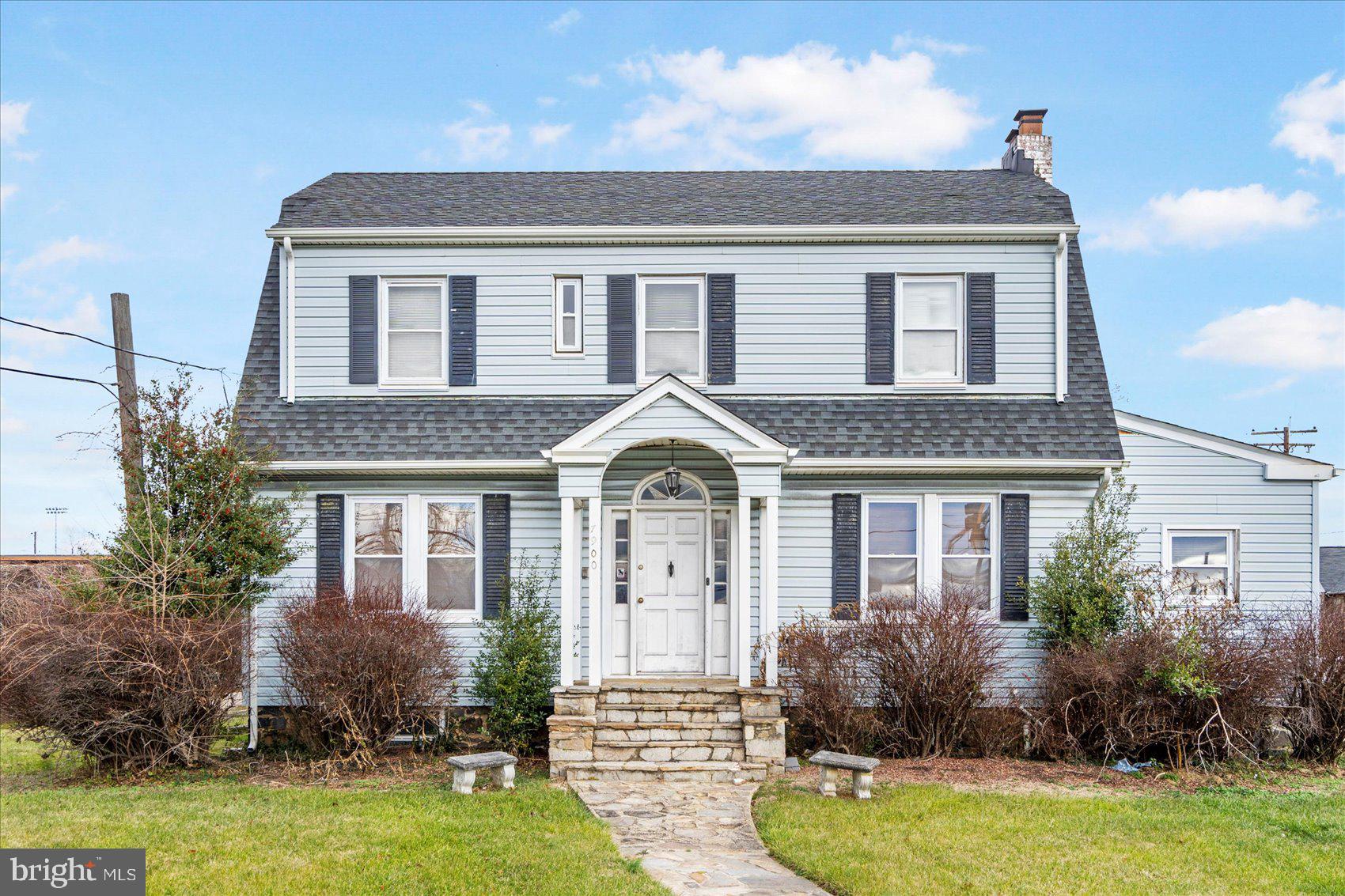 Superb location to start a new business or operate you current one as it is currently zoned Residential Office. Located on a premium corner lot approximately 1/2 mile north of I695. Excellent visibility with average daily traffic count of over 35,000 cars per day. The first floor is comprised of 3 offices, a conference room, potential waiting area, kitchenette and a half bath. The second floor has 4 offices, a full bath, half bath and an emergency exit. There is the potential to use one floor and rent the other to offset your expenses. Parking isn't a problem as there is off street parking for 8-10 cars and you enter/exit from the side street which is controlled by a traffic light. There is also a full unfinished basement providing an abundance of room for storage. Buyer is responsible for confirming/verifying zoning, potential uses and traffic count.