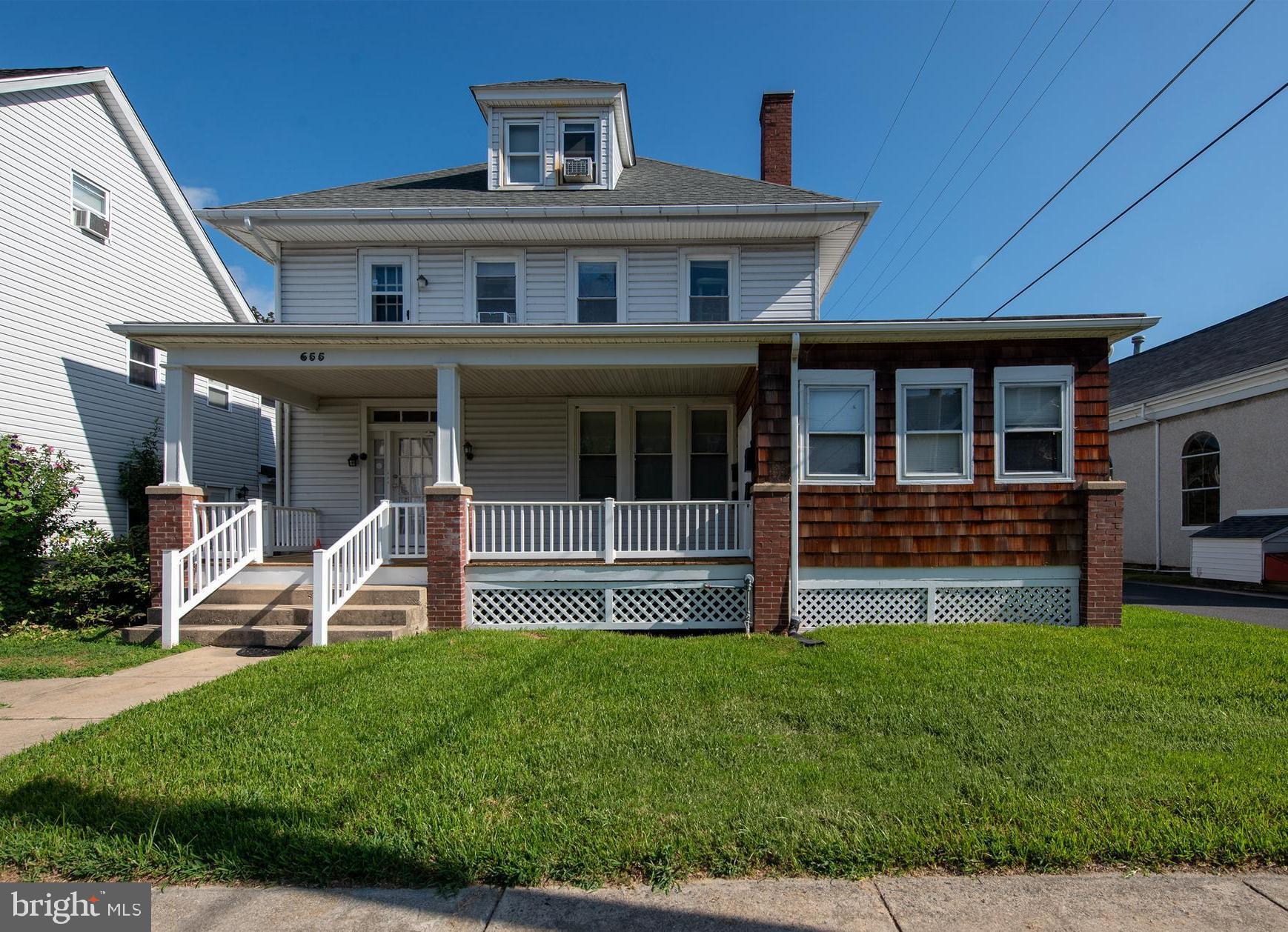 4 unit building in good shape. Parking lot in rear for 5 cars. Windows replaced and vinyl siding installed in 2018. Basement waterproofing system installed in 2019. New roof in 2022. Chimney rebuilt in 2018. New gas furnaces in 2020. New rear stairs and front porch in 2023. 3 units currently occupied and leases are in effect through early 2026. Electric and gas separately metered. Water and sewer included in rent. Generates good cash flow and could easily generate more. Lead safe building. Limited times to show and 24 notice needed. Rare turn key property available.