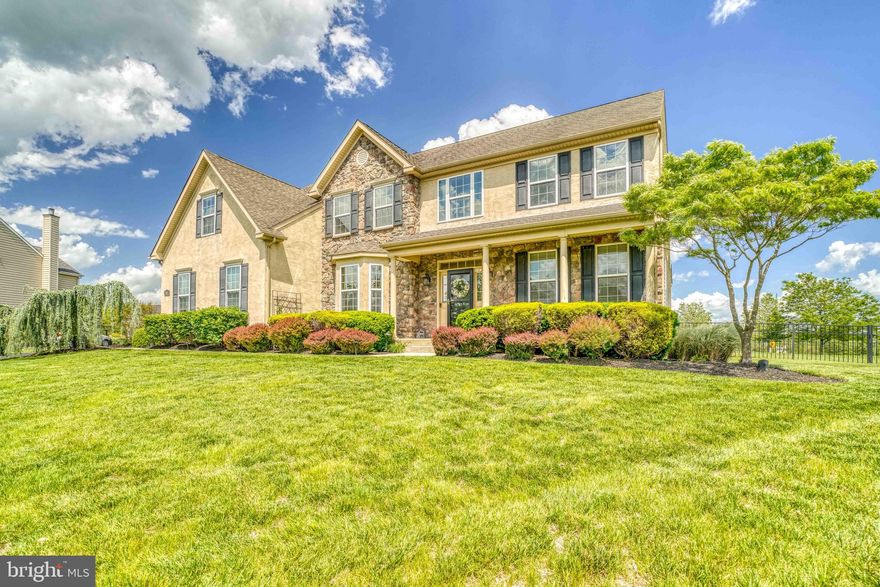 Welcome to 163 Wentworth Circle – Over 5,200 Sq Ft of Stunning Living Space located in the highly desirable Country Club Estates community and within the top-rated Spring-Ford School District. This expansive and versatile 5-bedroom, 6-bathroom home offers the ideal blend of space, style, and flexibility – perfect for today’s multigenerational living. At the heart of the home is the private first-floor in-law suite, providing a comfortable retreat for extended family or guests. The dramatic vaulted ceilings in the living room create a bright, open atmosphere that flows seamlessly into the ginormous kitchen, complete with granite countertops, stainless steel appliances, an oversized island, and abundant cabinetry – ideal for everyday living and large gatherings alike. Offering 4,080 square feet above grade and an additional 1,200 square feet of finished living space below grade, this home delivers over 5,200 square feet of living space to meet every need. Upstairs features spacious bedrooms, including a luxurious primary suite with a walk-in closet and en-suite bath with two sitting areas, soaking tub and tiled stall shower. Additional highlights include hardwood flooring, updated finishes, and generous storage throughout. The fully finished basement offers endless options – from a game room or home theater to a gym or private office space.  Enjoy the outdoors in your private fenced-in yard with a back patio perfect for grilling, entertaining, or relaxing in peace. A 2-car garage and a large driveway provide ample parking.
All this nestled in the tranquil and welcoming Country Club Estates community – just minutes from shopping, dining, golf courses, and major commuting routes. Don’t miss your chance to call 163 Wentworth Circle home – schedule your private showing today!