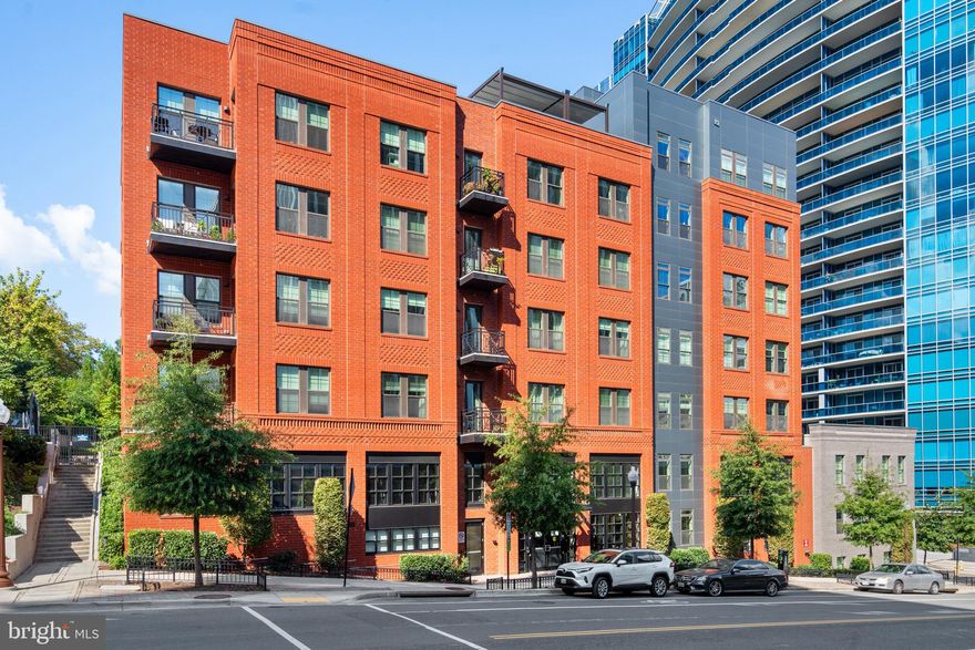 Tour this amenity filled luxury condo built in 2018. Located in the Key and Nash Condominiums in the heart of walkable Rosslyn, special features include two bedrooms, two baths, living room with dining area, open gourmet kitchen, balcony, wood flooring, garage parking space with secure storage and you have use of a secluded private courtyard and a separate rooftop lounge area that both offer a retreat from busy city life. Beautiful finished contemporary urban interior highlights include quartz countertops, tile backsplash, stainless appliances, wide-plank hardwood floors, freshly painted. This luxury building is secured and staffed by a front desk concierge. The main lobby area offers an information screen with real-time data for the Metrorail, Metrobus, Uber, and Capital Bikeshare. The building is LEED Certified Silver construction full of practical amenities that include fitness center, package room, bike storage, library, billiards/recreation room, rooftop terrace, and large courtyard with grilling facilities. Concierge and security make this condo perfect for those who value both service and privacy. Easy commute into the city and just minutes from I-66 and the airport. Just across the bridge from Georgetown located at Rosslyn Metro Station(orange, blue, silver lines) close to restaurants, shops, I-66, downtown, Airport, Kennedy Center, State Dept, Pentagon, Crystal City and Amazon HQ2.