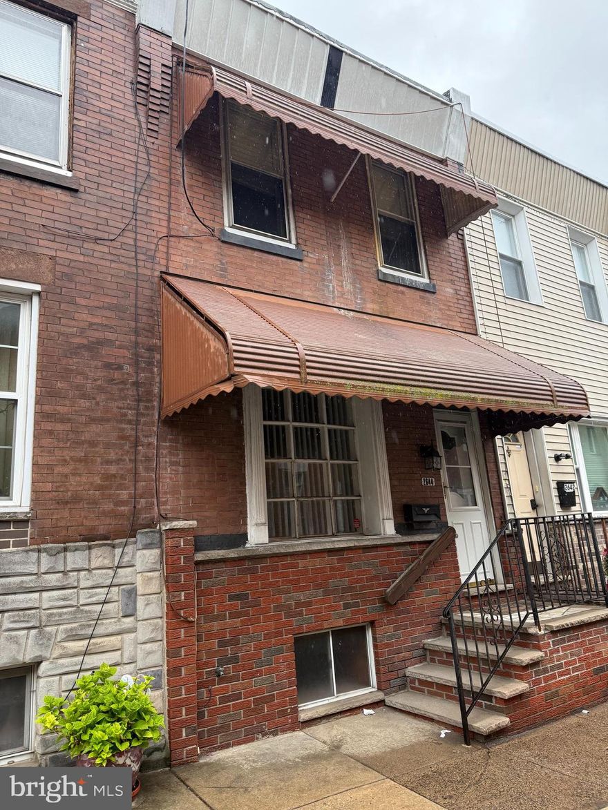This well-kept row, on one of the most accessible streets in South Philadelphia can now be yours. This sturdy home is minutes walking from all the stadiums and sporting venues. Public transportation in your backyard! Enter through the front door directly into your living room. The kitchen connects you to the patio as well as your first floor washer/dryer hook up. The patio out back opens up into a large tree covered and fenced in outdoor space shared by the neighbors. The second floor has three large bedrooms including a very updated master bedroom. The bathroom has been updated. With space in Philadelphia at a premium, having a partially finished basement is more than most home buyers can ask for. Don't wait for this opportunity to pass you by. Schedule your showing today!
