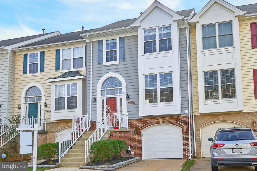 It's a PERFECT 10!  Move in and RELAX!  It's ALL been done for you.  This Spacious Town Home is updated on all three levels! This bright, cheerful property is freshly painted upper levels in a tasteful, neutral tone.  The unique, curved entryway stairs welcome you to this well designed main level.  You'll love the tasteful hardwood floors and staircase.  The renovated Kitchen has designer "Taj Mahal" Quartzite, counter tops,  white cabinetry, SS appliances,  hardwoods,  pantry closet and generous eating area.  Living Room and Dining Room are 'open concept' accented by a gracious mantle and wood burning Fireplace . Sliding door leads to renovated deck and pretty view.  On sleeping level,  BOTH Full Baths  are updated with a combo of marble or granite plus designer tile + lighting.   All the hardwoods are brand new!  Relax and enjoy the Primary Bedroom retreat with cozy sitting area  and  Fireplace.  Two additional freshly painted Bedrooms have NEW hardwood and generous storage. In the Lower Level Family Room you'll relax and be cozy with the gas stove and  brand new carpet throughout.  Enjoy the extra Bedroom/Office space with  a window view of yard and garden.  HVAC replaced  in 2012; AC Coil in 2020; Roof replaced in 2016 ; Windows replaced 2011-2016;  ALL appliances replaced in last few years; newer garage door, . .It's all been done!  VERY close to Algonkian Regional Park and Golf Course, Potomac Lakes  Sportsplex,  shopping, dining and commuter bus + Routes 7 & 28.  Get excited!  It could be yours!