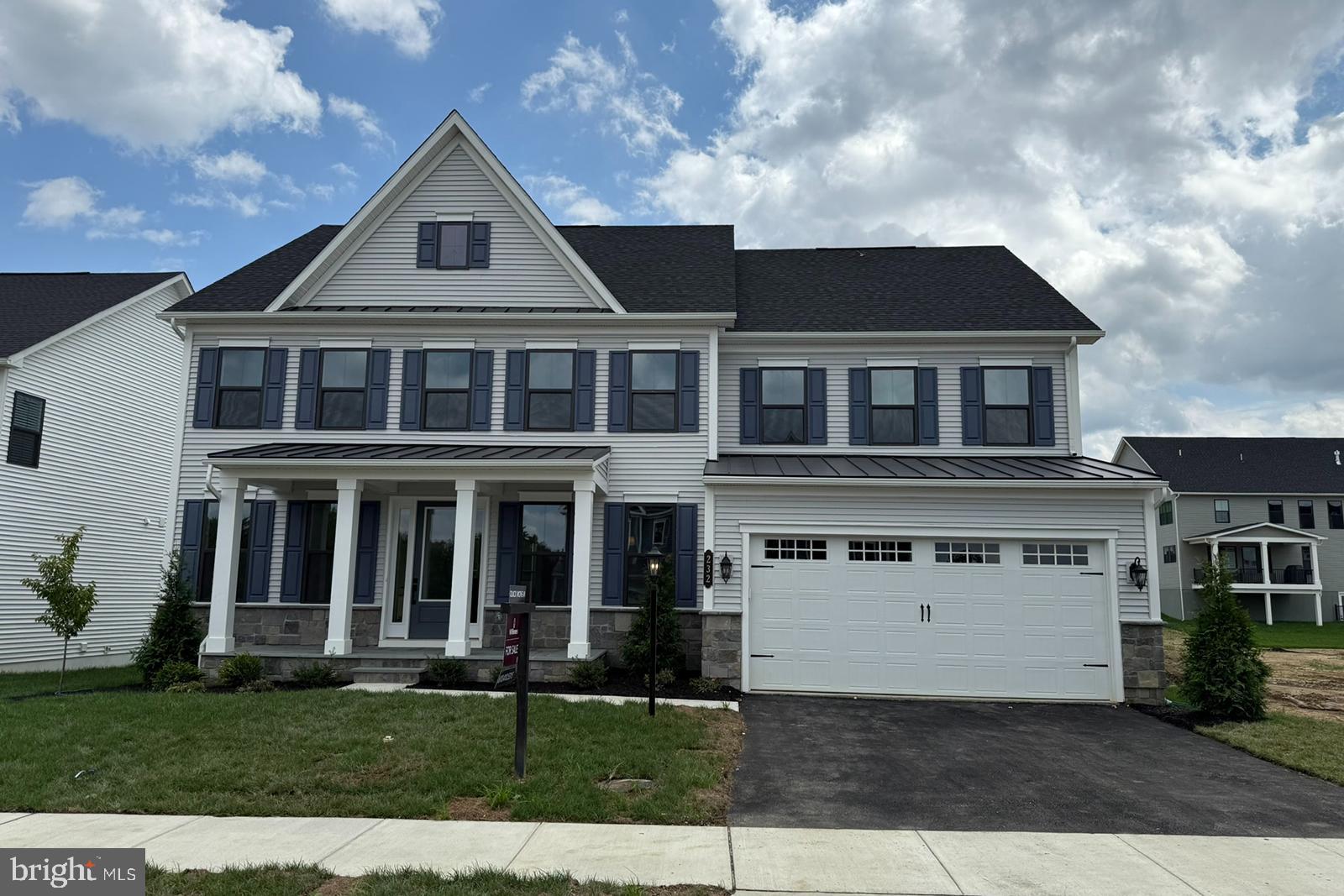 NEW JULY PRICING ONLY! RARE QUICK MOVE-IN home at Exton Walk! Exton Walk has the only new single family homes in Exton with a location you cannot beat, and is already over 80% SOLD OUT. You are a stone throw away from Whole Foods, Exton Square Mall, Main Street at Exton, and the Exton Train Station. 232 Coffman Drive is the ONLY opportunity to get into this one of kind community BEFORE THE NEW SCHOOL YEAR! This Monaco home is the definition of single-family luxury. This north facing home is drenched with sunlight in the family room and kitchen throughout the day. This home has many of the same upgrades as the model home and more! This home features a 2-car finished garage with car charging outlet, spacious kitchen with upgraded soft-close cabinetry with gold hardware, under cabinet lighting, quartz countertops, upgraded tile backsplash, gold pendant lighting, family room with fireplace, first floor bedroom, a finished basement with wet bar, bedroom and full bath, covered porch with fireplace, upgraded LVP flooring, oak stairs, frameless Roman shower, additional laundry cabinets, and so much more! Photos are for representation only.