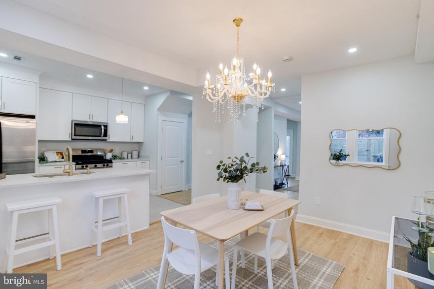 Welcome to your new home! This newly renovated property offers modern updates and a thoughtfully designed layout focused on everyday living and functionality. The kitchen features stainless steel appliances and granite countertops, creating a practical and stylish space for daily use. The upper level includes a primary bedroom with a private bathroom, along with two additional well-sized bedrooms and a full bathroom, providing both comfort and privacy. The finished basement adds flexible living space and includes a full bathroom, making it ideal for a family room, home office, or guest area. Laminate plank flooring throughout the home and recessed lighting enhance the bright, cohesive feel. Mejor upgrade include new electrical wiring, plumbing, HVAC system, widows and roof. Move-in ready and carefully updated, this home delivers a balanced blend of style, quality, and versatility. Don’t miss the opportunity to make this beautiful home yours.