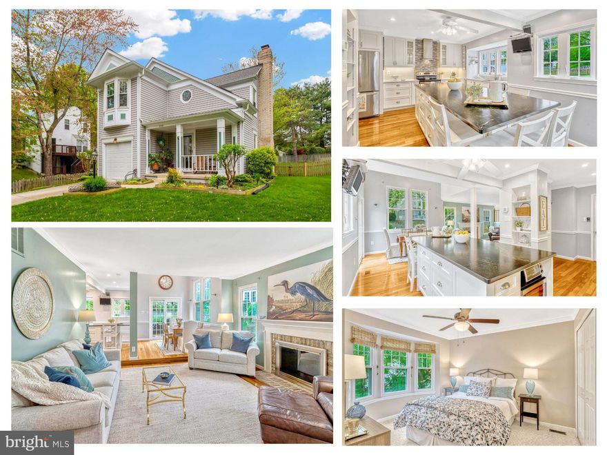 Open House Cancelled.  Welcome Home! This updated Victorian-style gem has it all -  3 levels, 3 bedrooms, 3 full bathrooms, and a one-car garage, nestled in the desirable Lake Ridge neighborhood. Well maintained, this residence welcomes you with a quaint front porch, ideal for enjoying your morning brew or an evening cocktail. This home offers a blend of modern amenities and classic charm.

Upon entering the main level you'll be greeted by an abundance of natural light streaming through large windows, highlighting the hardwood floors that flow seamlessly throughout into the vaulted ceiling dining area and a meticulously renovated gourmet kitchen—truly the heart of the home. The kitchen is equipped with stainless steel appliances, granite countertops and abundant cabinet space, it is a culinary enthusiast's dream. Off the kitchen is a cozy living room featuring a fireplace and dining area. Expansive windows grace the rear of the home, complemented by a floor-to-ceiling window, bathing the interior in natural light. French doors lead to a spacious deck, overlooking the tranquil fenced backyard, perfect for gardening and al fresco entertaining.

Ascending to the upper level unveils three generously proportioned bedrooms, including the primary suite with ensuite spa-like bathroom complete with a skylight and dual sink vanity. Another full bath, also adorned with a skylight, serves the remaining bedrooms, one of which boasts a charming bay window overlooking the picturesque front yard.

The lower level offers an inviting space for relaxation and entertainment, featuring a fully renovated third bathroom, ideal for guests or as a home office. A versatile multi-purpose room, a laundry area, and ample storage complete this level.

Updates abound in this home, with windows replaced in 2010, a new water heater installed in 2019, and a roof replacement in 2012. Further updates are detailed in the brochure.