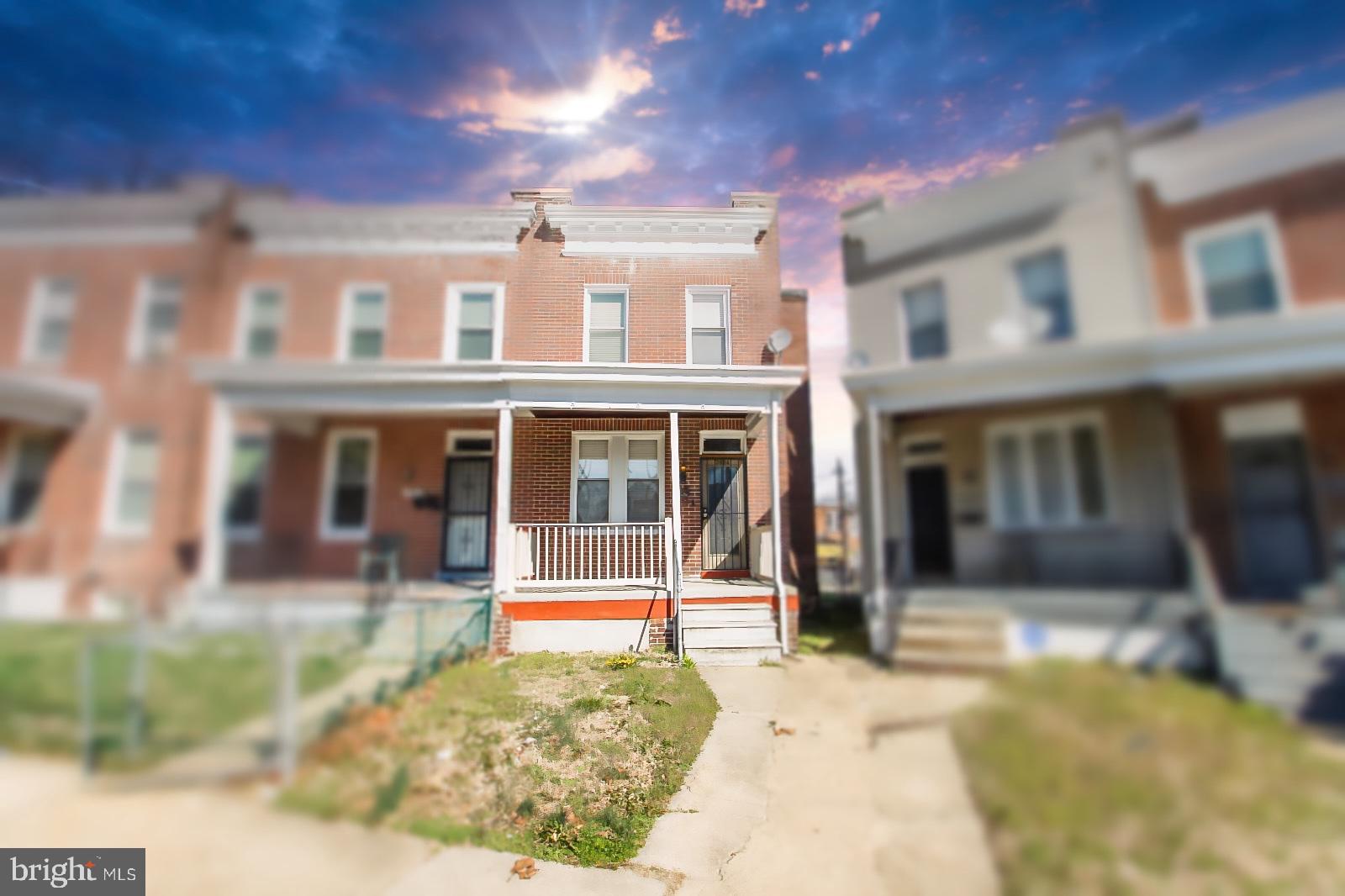 Charming 3-Bedroom Townhouse in Baltimore
Welcome to 3604 Eversley Avenue, a beautifully maintained brick townhouse just minutes from downtown Baltimore with convenient access to Interstate 695. This inviting home boasts 3 bedrooms and 1.5 bathrooms, offering a blend of comfort and functionality.
Key Features:
Bright and Airy Living Spaces: Step through the eye-catching open glass front door into a warm and welcoming atmosphere, enhanced by beautiful wall colors and hardwood flooring throughout.
Functional Kitchen: The kitchen is equipped with a stainless steel sink, stove, and refrigerator. A decorative ceiling fan and ample cabinetry with coordinating countertops make it a pleasant space for meal preparation.
Elegant Dining Room: Adjacent to the kitchen, the dining room features a built-in curio cabinet, perfect for displaying cherished items or collectibles.
Comfortable Bedrooms: The upper level houses three bedrooms, each with individual closet space and ceiling fans. Multiple windows throughout the home provide abundant natural light, creating a bright and inviting environment.
Modern Amenities: Enjoy year-round comfort with gas heating and central air conditioning. Recent updates include a new water heater, a newly constructed electric panel, and a new awning, ensuring peace of mind for years to come.
Finished Basement: The fully finished basement offers a half bathroom, an electric washer and dryer, additional storage space, a separate utility area, and a rear door leading to the backyard.
Spacious Backyard: The large backyard provides a blank canvas for your creativity, whether you envision a garden retreat, a play area, or an outdoor entertainment space.
Don't miss the opportunity to make this delightful townhouse your new home. Schedule a showing today!
