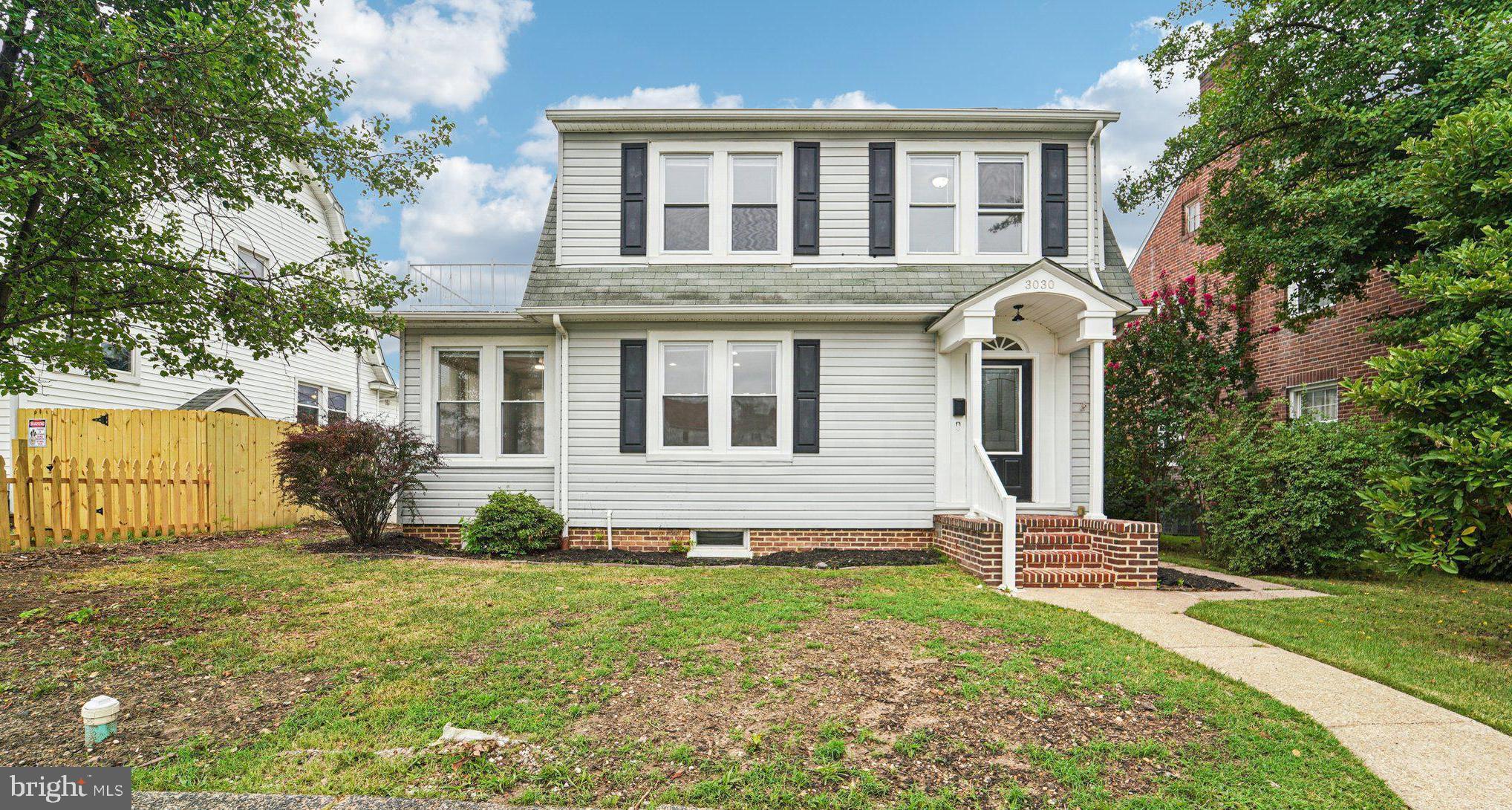 Welcome to this beautifully updated colonial tucked away on a quiet, tree-lined street in the heart of historic Dundalk. This 5-bedroom, 3-bath home blends timeless charm with modern amenities, offering space, style, and comfort.
Step inside to find a light-filled main level featuring custom hardwood floors, elegant crown molding, and energy-efficient LED lighting throughout. The kitchen is a chef’s delight, complete with stainless steel appliances, granite countertops, and a convenient breakfast bar.
The main level also boasts a luxurious owner’s suite with a large closet leading to a private bath—perfect for relaxation and retreat. Upstairs, you’ll find three spacious bedrooms with abundant closet space and access to a charming second-story balcony. A unique walk thru bedroom to the third level provides flexibility with an optional fifth bedroom, studio, or playroom.
The fully finished basement expands your living space with a large recreation room and additional office—ideal for working from home or entertaining guests.
This classically stunning home offers the perfect blend of historic character and modern upgrades in a desirable neighborhood.