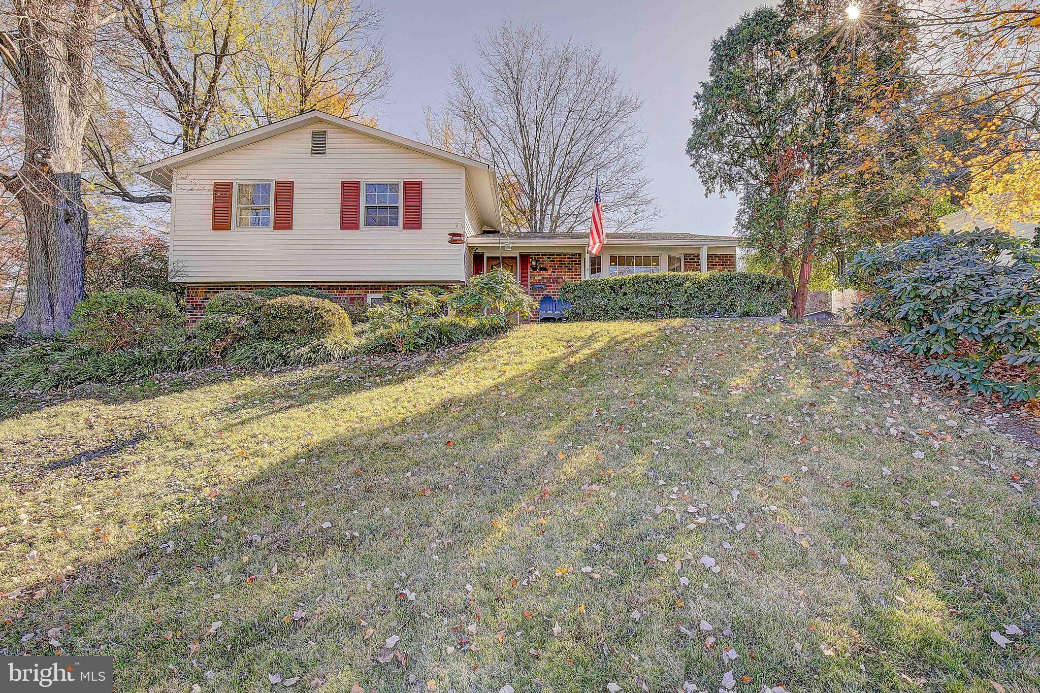Coming Soon! Welcome to the beautiful Regency Estates community. This meticulously maintained split-level home sits on a large, private, corner lot on a quiet cul-de-sac. Upon entry you will notice beautiful hardwood floors and loads of natural light. The main level features a large eat-in kitchen, formal dining room and spacious living room. The kitchen boasts granite counter tops, custom cabinetry, and tons of storage space. Upstairs you will find three bedrooms including an oversized owner's suite. The owner's suite features a very large en suite bath complete with a soaking tub and separate shower. The entire upper-level features immaculate hardwoods throughout. The lower level is perfect for entertaining. The lower level features a large rec room, built in shelving, a powder room, fully finished utility room and a workshop. From the basement, you can walk out to the stunning private patio. This well-maintained home is located in the highly sought after Winston Churchill school district and is in walking distance of all three schools. The community pool is within walking distance. This home is centrally located near three major airports with an easy commute to I-270. Upgrades include a newer roof, 2022 HVAC, newer water heater, renovated crawl space, and fully renovated guest bathroom.