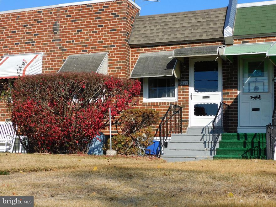 Well-maintained 2-bedroom row rancher in the very desirable section of Mayfair. Rarely listed, hard-to-find type home, sitting deep in the front with a patio and deep in the rear with ga arage, parking, and a fenced rear yard. Central Air conditioning was installed about 5 years ago, there are replaced thermal windows throughout, 2 comfortable sized bedrooms, and a 3 piece ceramic bath with tub/shower. The basement houses the heater and laundry facilities with finished walls. Rear exit door to yard. It is priced fairly based on condition and area comps.