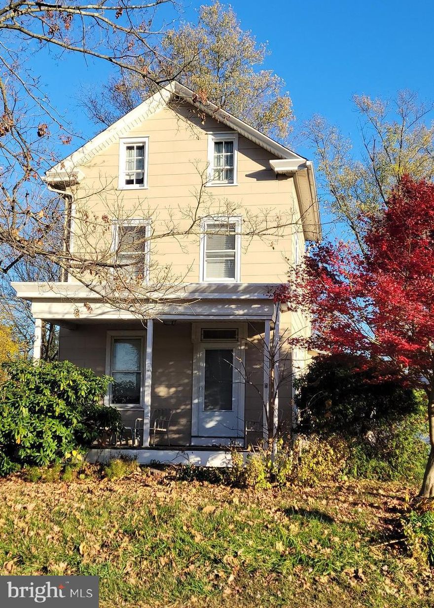 This is your chance to own a 1900s home in the historic village of Penns Park.  With original wide planked wood floors throughout the home you will find characteristics that are unique to the time period.  As you enter the property , you step immediately into the spacious family room with lots of natural light. The sitting room has driveway access with stone and brick fireplace. The kitchen is a large addition to the home with a half bath, wood burning stove and views of the rear brick patio. Follow the brick pathway between the home and detached garage to find your way to the extensive back yard. The second floor has an office, two bedrooms and full bath. The third floor has a large open space capable of being another living area or bedroom. Plenty of driveway parking in addition to the garage. With a little updating the home can be picture perfect.  Award winning Council Rock School District. Just a quick commute to I-95 , the Turnpike or public transportation.