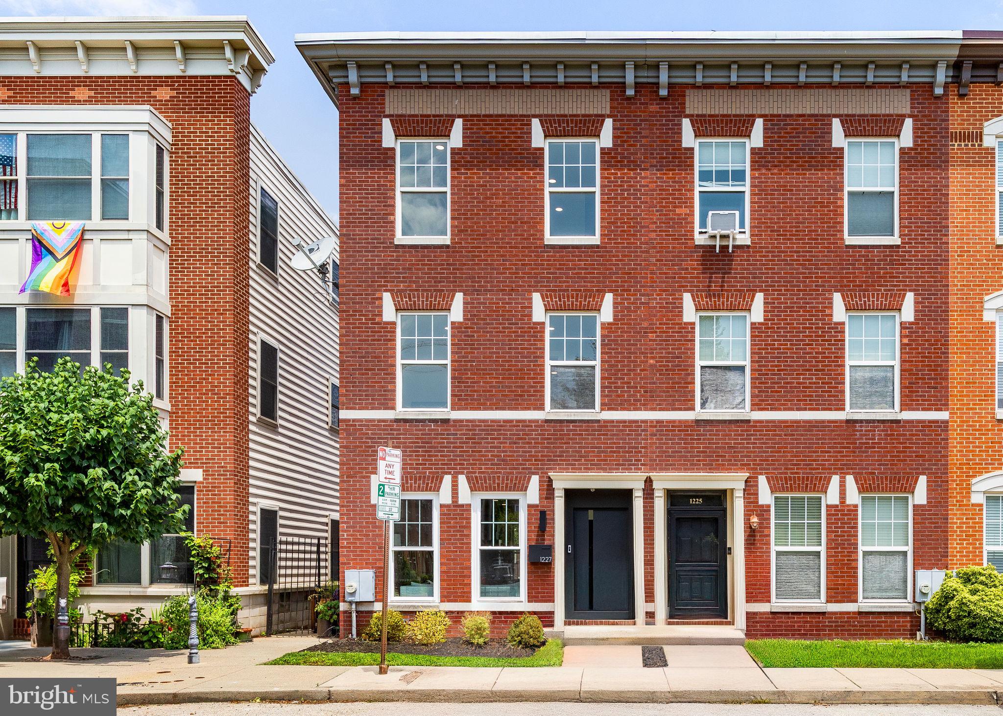 Sleek Modern Living Right on Hawthorne Park. Want new construction but don't want to wait? 3 Beds, 3.5 Baths, 2-Car Off-Street Parking. Offered for sale by the original owner, this just completely renovated modern contemporary home sits directly on Hawthorne Park, one of Philadelphia’s most beautiful and community-oriented green spaces. With a 96 Walk Score and 89 Bike Score, the location offers unbeatable access to Center City and all the restaurants, cafes, and amenities that make city living vibrant and convenient. The home features three spacious bedrooms and three and a half baths, with the entire top floor dedicated to an expansive and private primary bedroom suite. This serene retreat includes a sitting area, a custom dressing area with built-ins, and a luxurious spa-style en suite bath featuring dual sinks, a walk-in marble shower with a rain head, a soaking tub, a wall-mounted toilet with bidet, and an onyx accent wall. Also on this level is a private laundry room with LG ThinQ front-loading washer and dryer. Everything inside the home is brand new and unused. The main level offers an open-concept layout with a stunning gourmet kitchen that flows into the dining and living areas. The kitchen features imported Hettich solid wood cabinetry in walnut, matte black, and gloss white finishes, complemented by marble and quartz countertops, a matching marble backsplash, GE Café matte black appliances with copper accents, a five-burner induction cooktop, and a Futuro range hood. A custom walk-in wine room with glass doors, LED lighting, and sleek wood accents adds a dramatic and functional touch. Throughout the home, you’ll find wide-plank white oak hardwood floors laid in a herringbone pattern, matte black and brushed brass fixtures, LED recessed lighting, custom carpentry, and designer wall and ceiling details. Two additional bedrooms on the second floor each feature custom closets and two additional full baths with floor-to-ceiling tile, floating vanities, rainfall showerheads, and modern matte black fixtures. The home also includes a stylish first-floor powder room with marble tile, a custom pedestal sink, and a wall-mounted toilet. Outside, a private rear patio provides space for entertaining or relaxing, while the two-car rear driveway offers rare and valuable off-street parking. An attached garden/storage shed is also included. Upgrades include a new roof, multi-zone Lennox high-efficiency gas HVAC and Central Air systems with Ecobee thermostats, 200-amp electric service, a Bradford White hot water heater, and energy-efficient Low-E insulated windows. A Ring doorbell system and hardwired smoke and carbon monoxide detectors provide peace of mind. From your front door, you can enjoy everything Hawthorne Park offers—open lawns, shaded walking paths, benches, and lounge seating, all just steps away. Within walking or biking distance are local favorites like Angelo’s Pizza, Morning Glory Diner, Hawthorne’s, Pho 75, Sprouts Market, Target, Bart’s Bagels, and Isgro Pastries. You're also just minutes from South Street, East Passyunk, Washington Avenue, and major transit routes like Broad Street, I-76, I-95, and the bridges to New Jersey and beyond. This one-of-a-kind, move-in-ready home combines luxury finishes, smart design, and an unparalleled parkfront location—an exceptional opportunity in one of Philadelphia’s most desirable neighborhoods. With the Philadelphia Homestead Exemption, estimated property taxes for 2025 are just $7,684.
