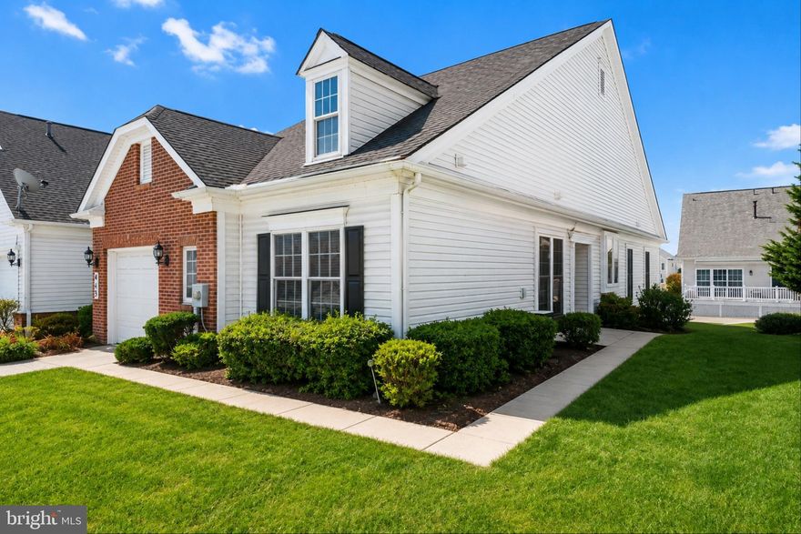 This beautifully maintained home offers over 1,600 sq. ft. of single-level living, combining elegance with convenience. Step inside to find 9-foot ceilings, detailed millwork, and easy-care tile flooring throughout the main living areas. As you enter, beautiful glass French doors catch your eye, providing privacy for quiet work in the study or peaceful reading. The spacious kitchen is a true standout, offering an abundance of cabinetry and granite countertops, complemented by stainless steel appliances—a wonderful space for both casual meals and culinary creations. The large formal dining room with outstanding moldings is perfect for entertaining or family gatherings. Enjoy the expansive great room located just steps from the kitchen, making entertaining easy and fun. The spacious primary ensuite is filled with natural light and equipped with a ceiling fan, a large walk-in closet, and a bath that is perfect in every way. A second bedroom and full bath provide privacy for overnight guests. Relax and enjoy the views in a bright and cheerful sun-filled Florida Room or step out onto the maintenance-free deck for a morning coffee, afternoon tea, or evening nightcap. Lovingly cared for by its current owner, this home is move-in ready and waiting for you to enjoy everything Carroll Vista has to offer, including world-class community amenities and an active, welcoming lifestyle.